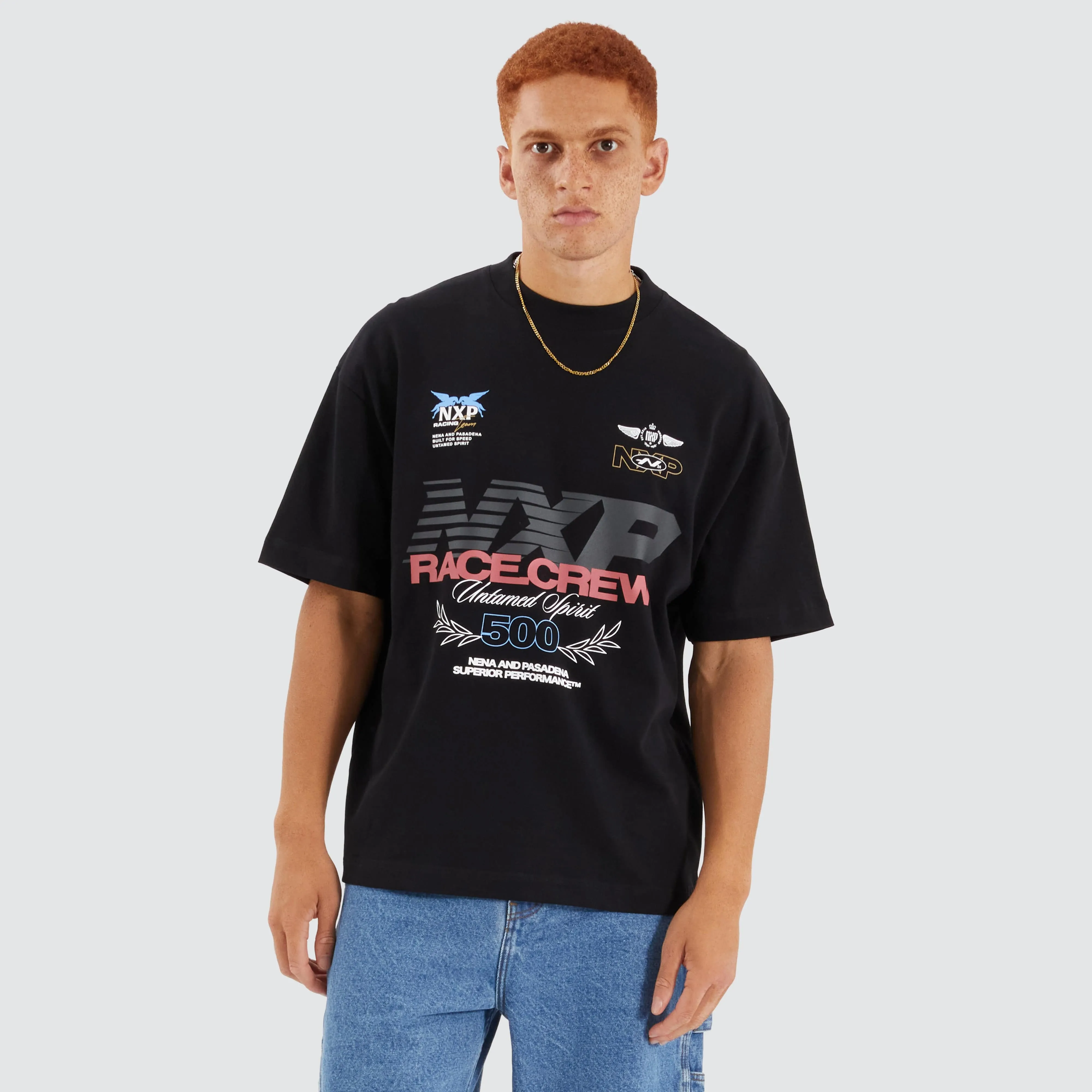 Noble Street Tee Jet Black sold by Neverland