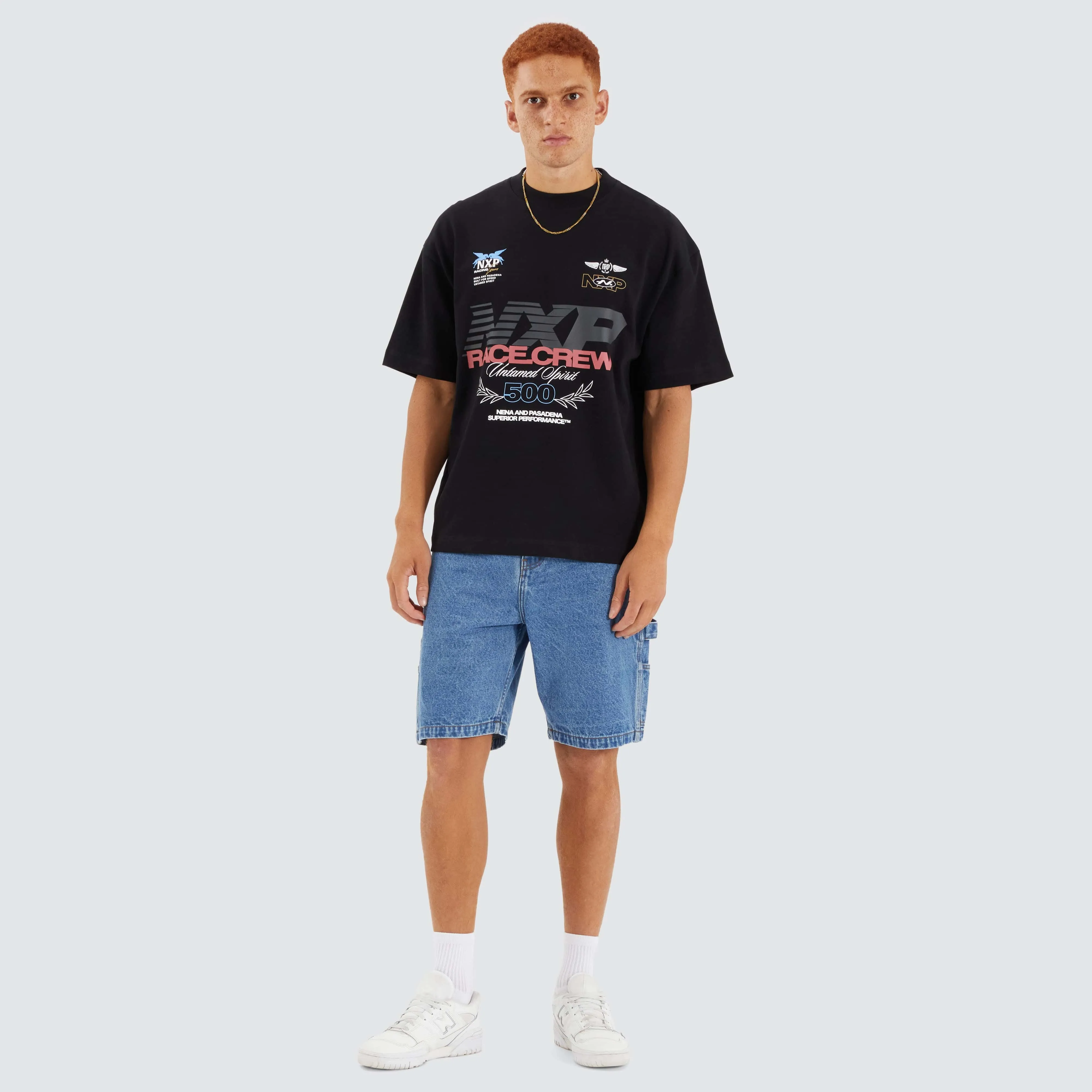 Noble Street Tee Jet Black sold by Neverland product image thumbnail 5