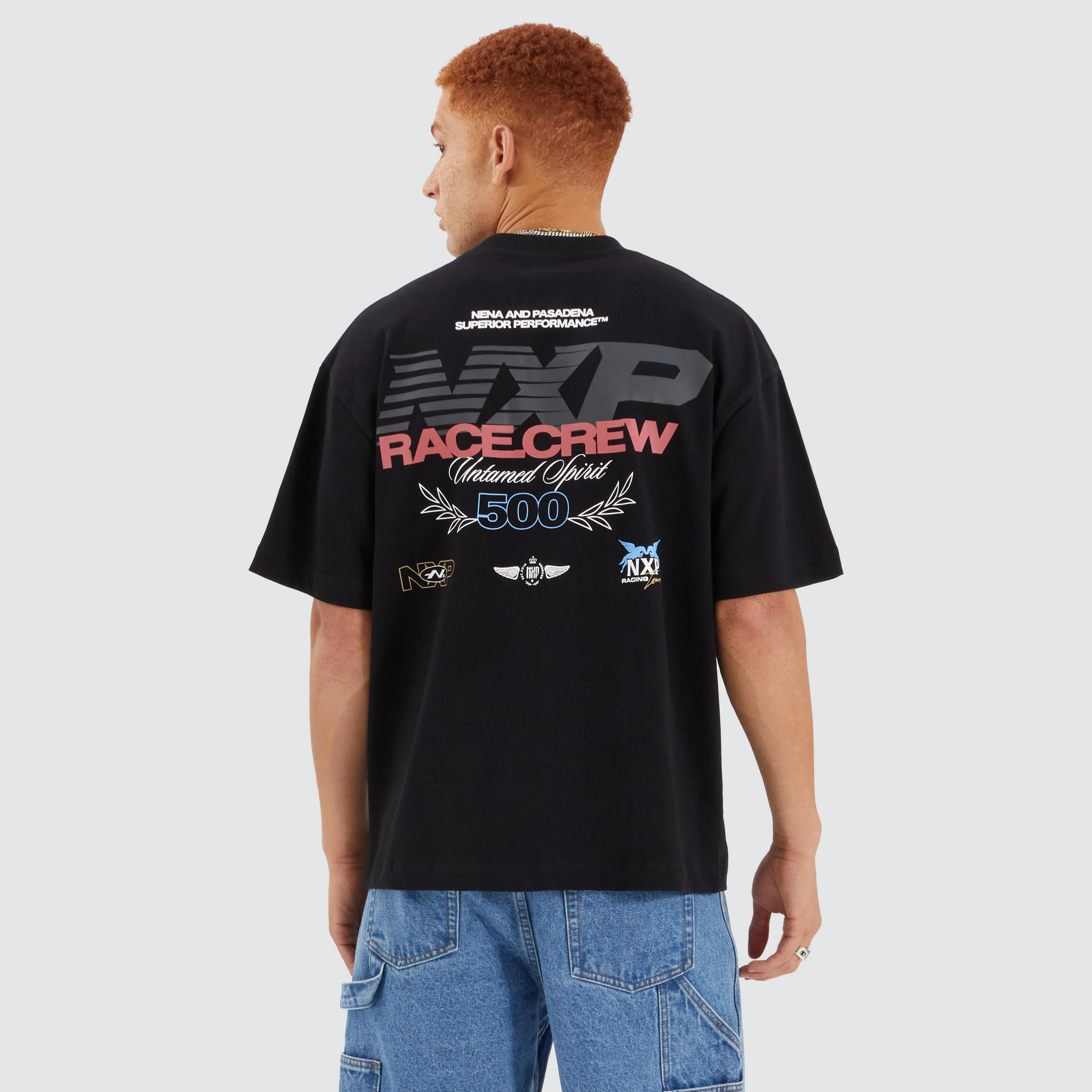 Noble Street Tee Jet Black sold by Neverland product image thumbnail 2