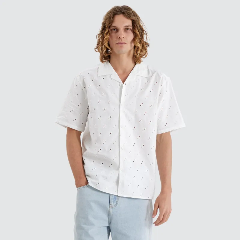 Wobble Resort Crop Shirt Off White sold by Neverland