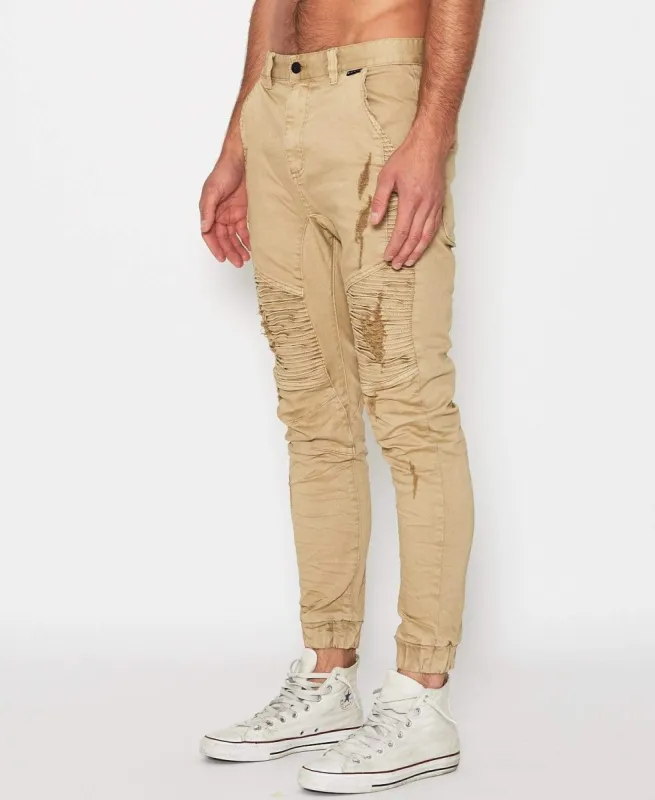 Zeppelin Pants Overdyed Sand sold by Neverland