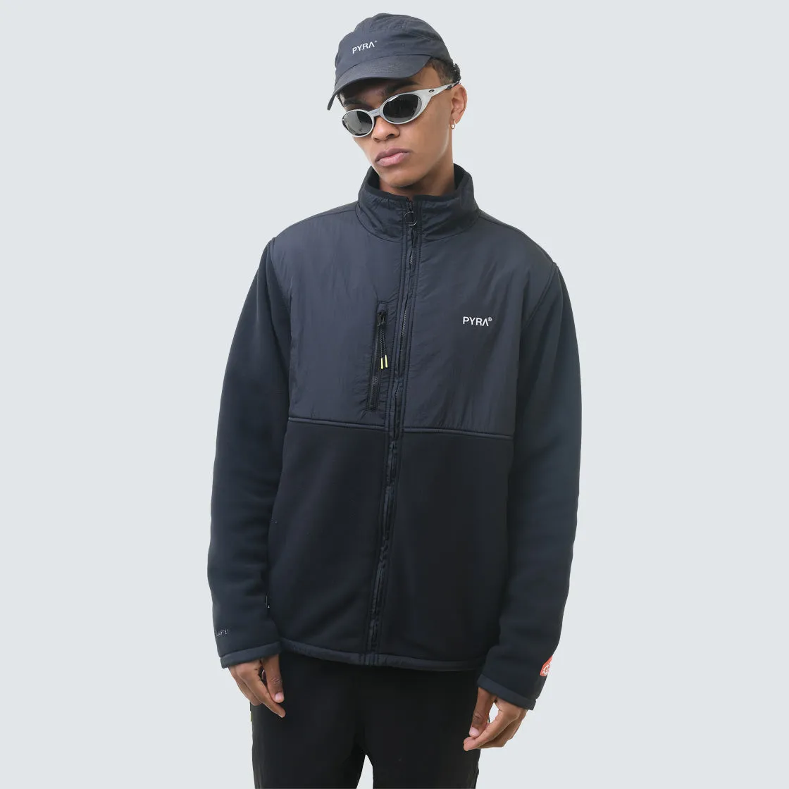 Polartec Zip Jacket Black sold by Neverland