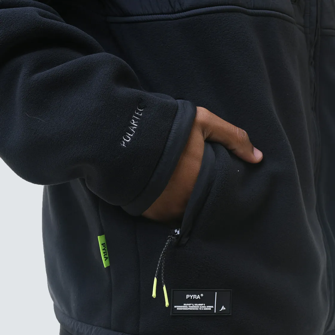 Polartec Zip Jacket Black sold by Neverland product image thumbnail 3