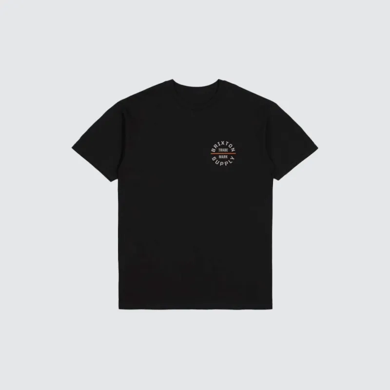 Oath V Tee Black/White Cap/Persimmon Orange sold by Neverland