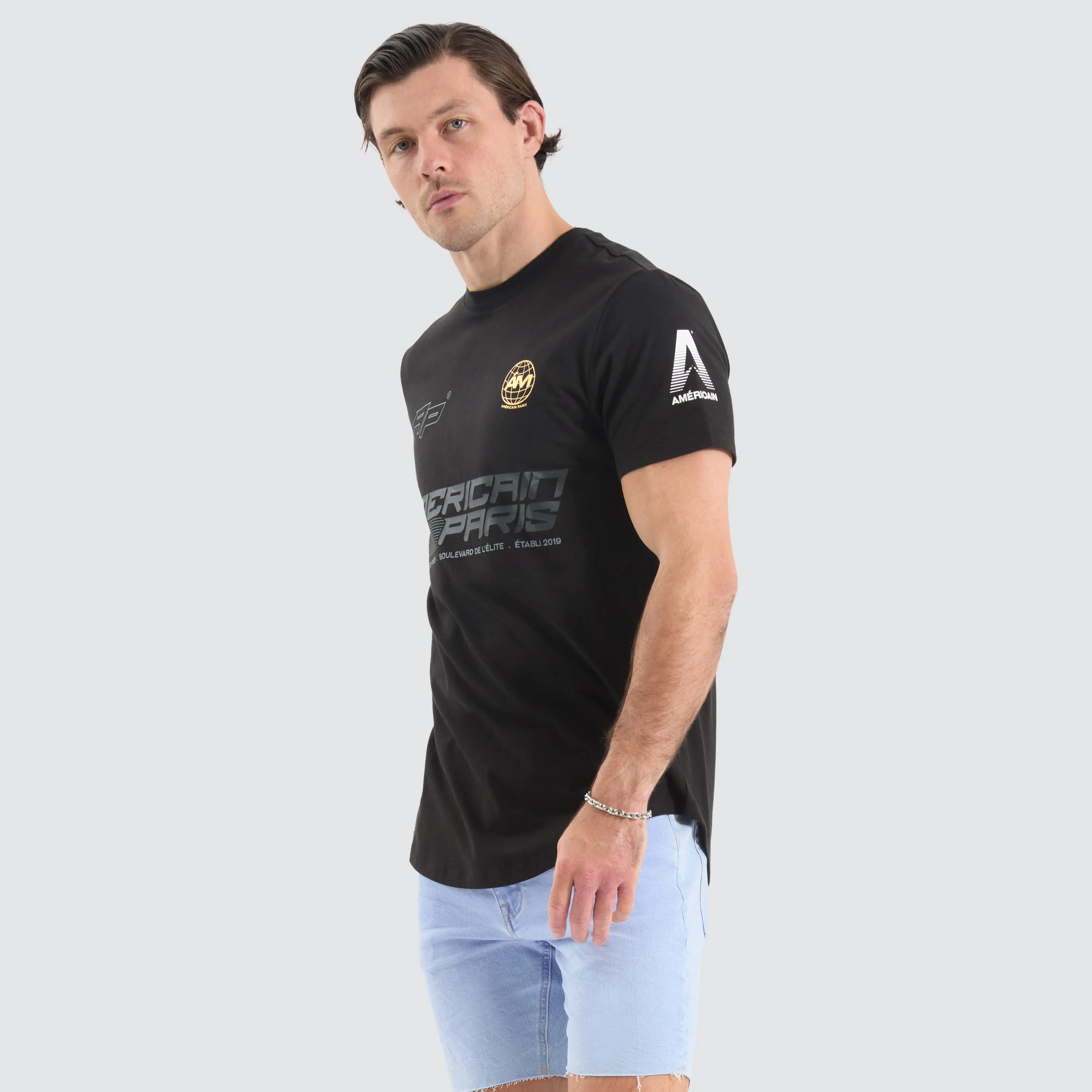 Elemental Dual Curved Tee Jet Black sold by Neverland product image thumbnail 4