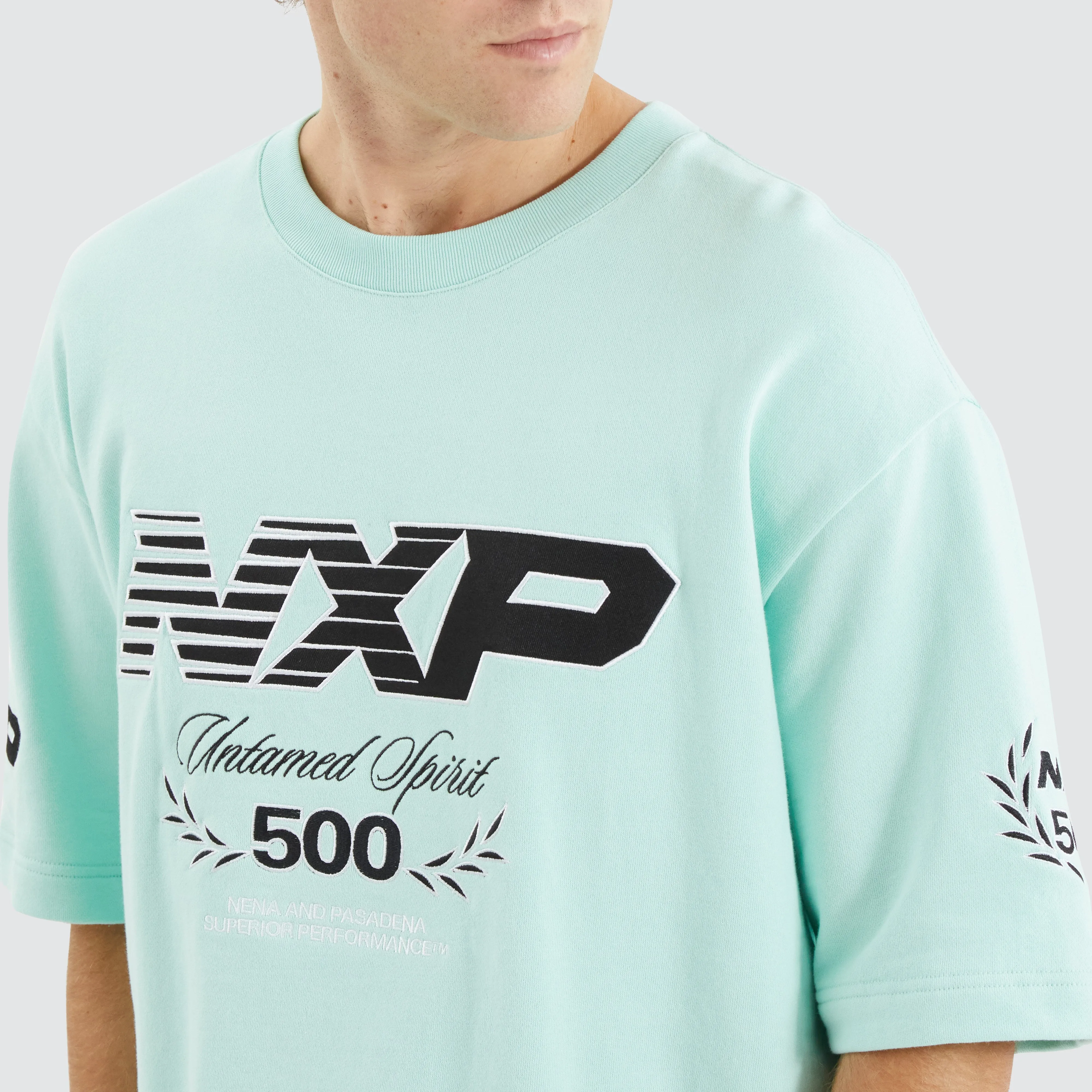 Bounty Loopback Oversized Tee Brook Green sold by Neverland product image thumbnail 3