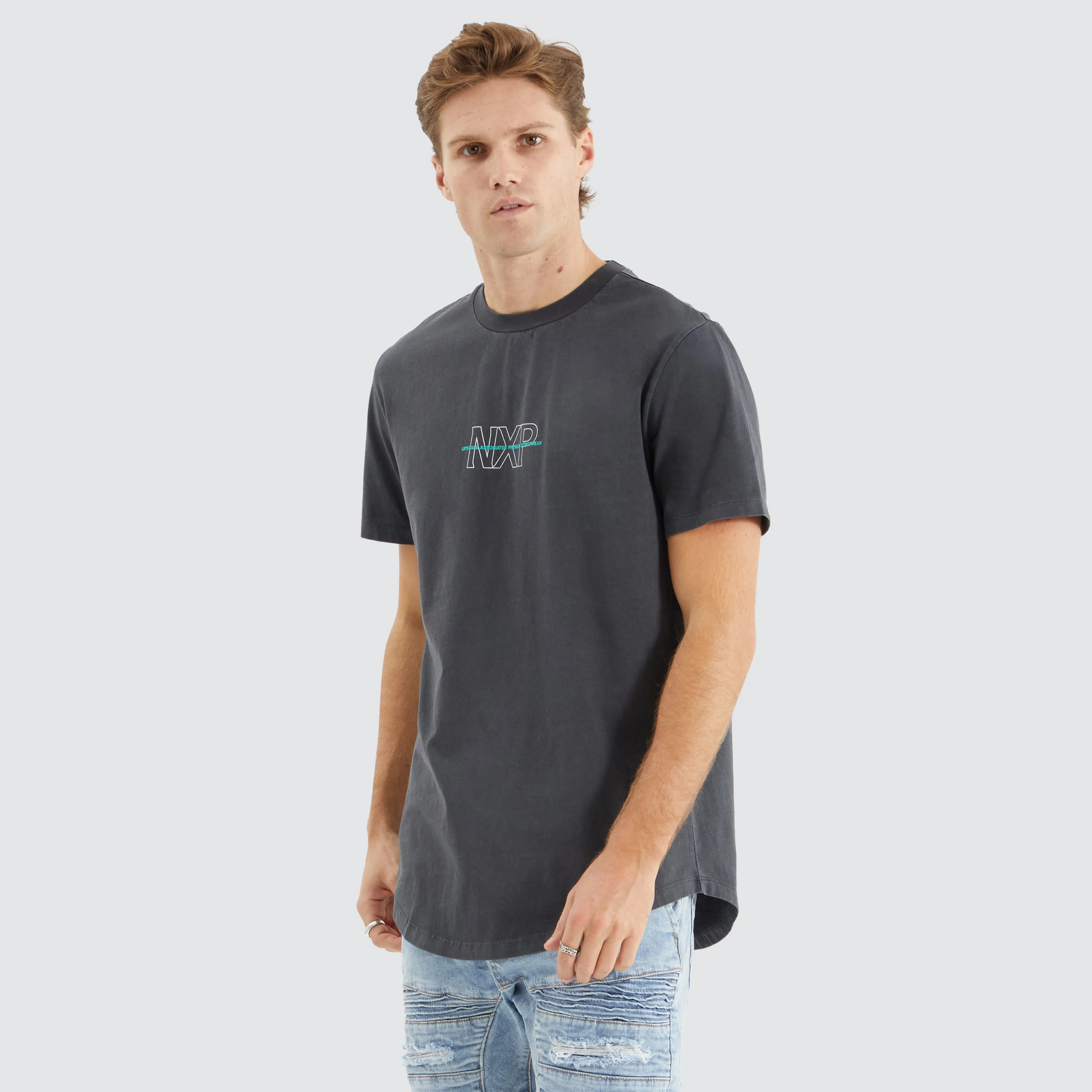 Pavement Dual Curved Tee Pigment Asphalt sold by Neverland product image thumbnail 4