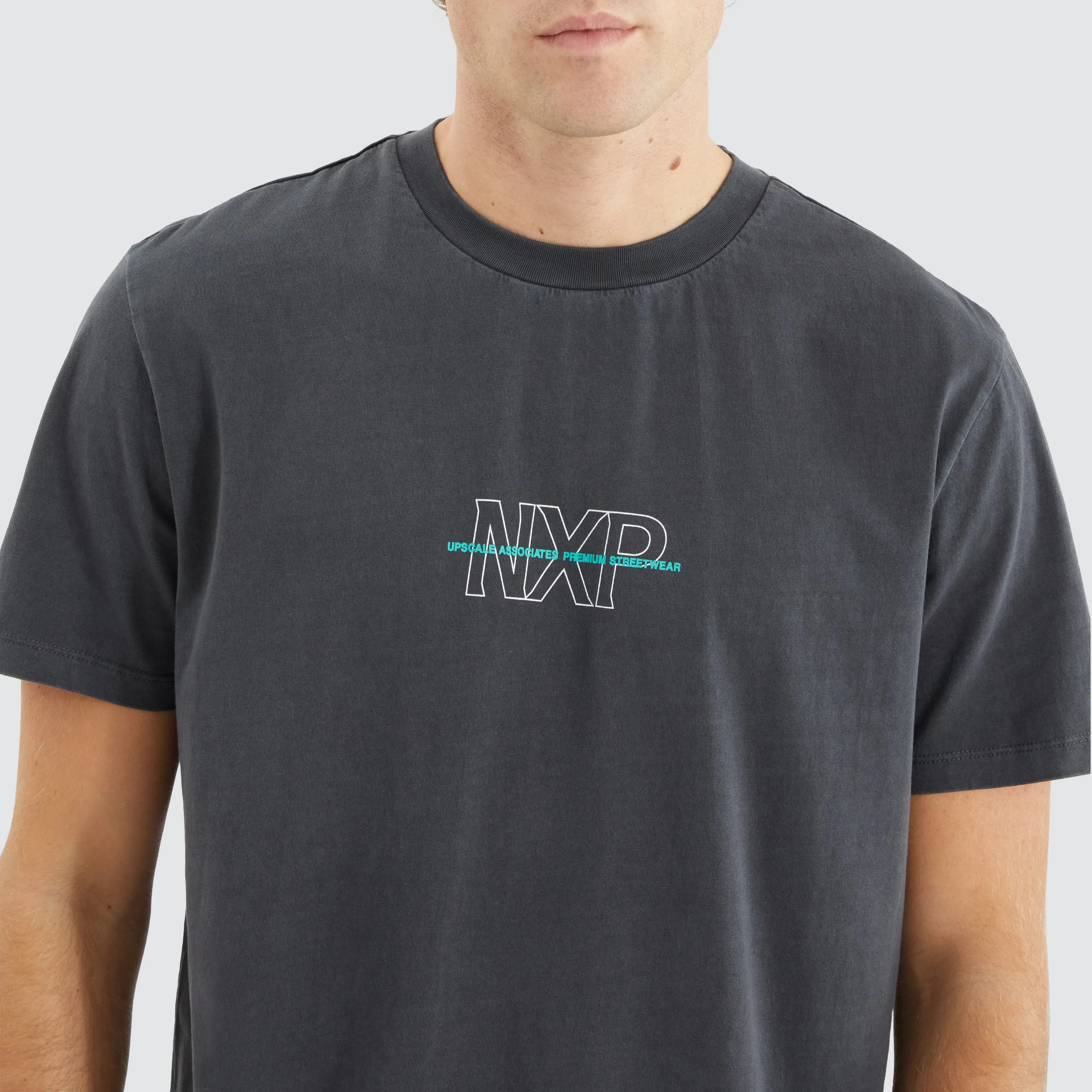 Pavement Dual Curved Tee Pigment Asphalt sold by Neverland product image thumbnail 3