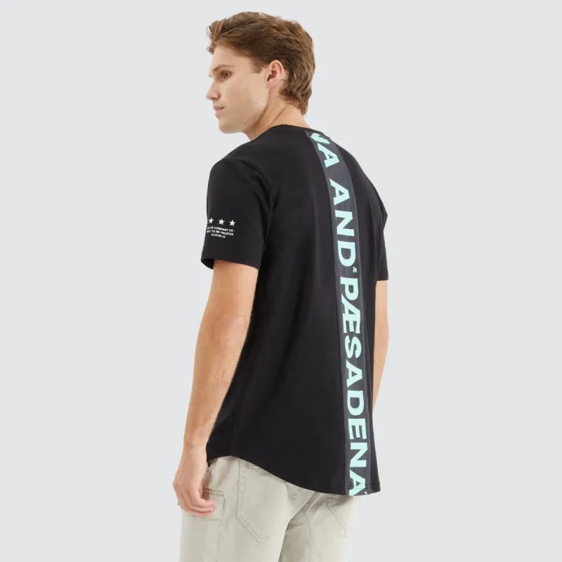 Extension Dual Curved Tee Black/Green sold by Neverland