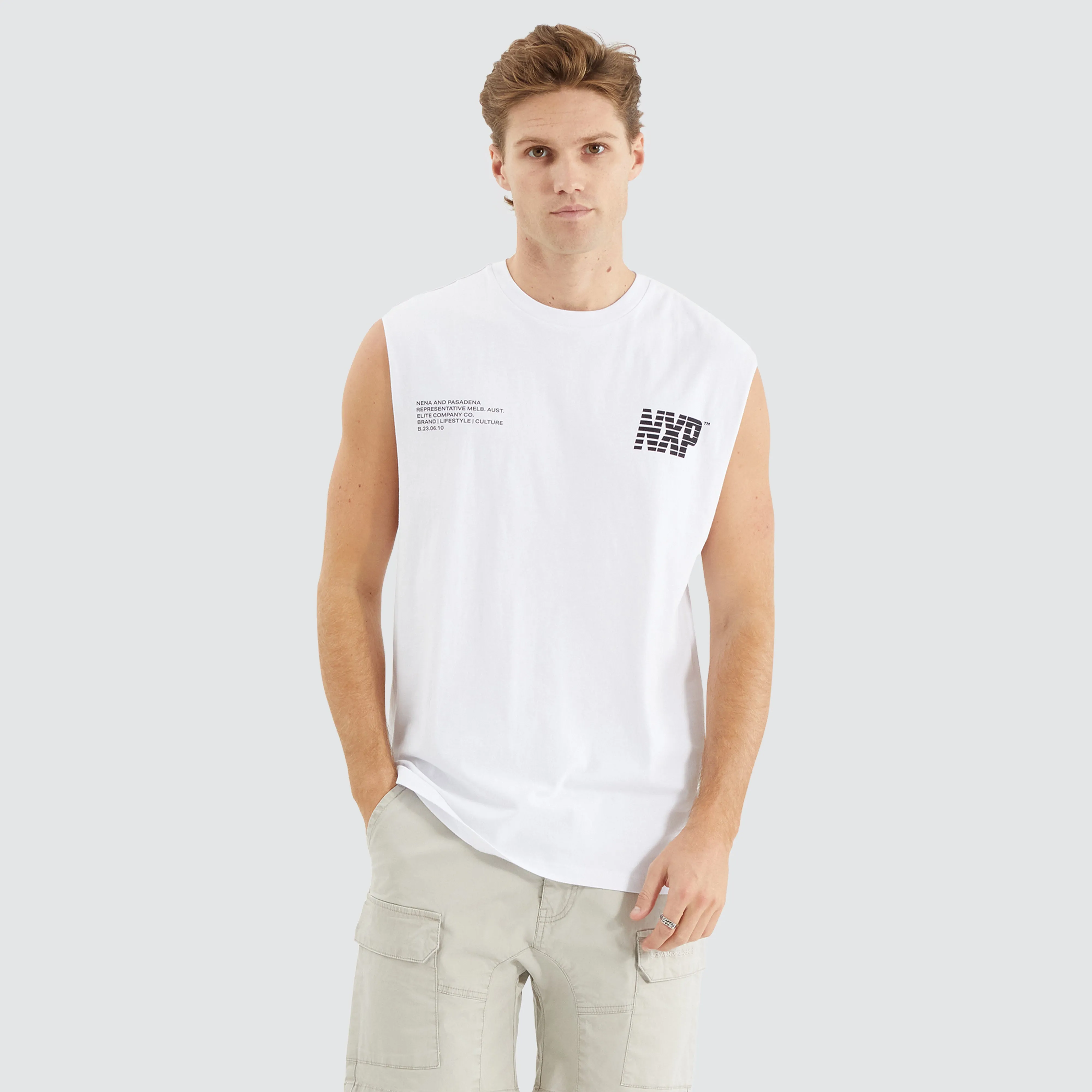 Primary Scoop Back Muscle Optical White sold by Neverland