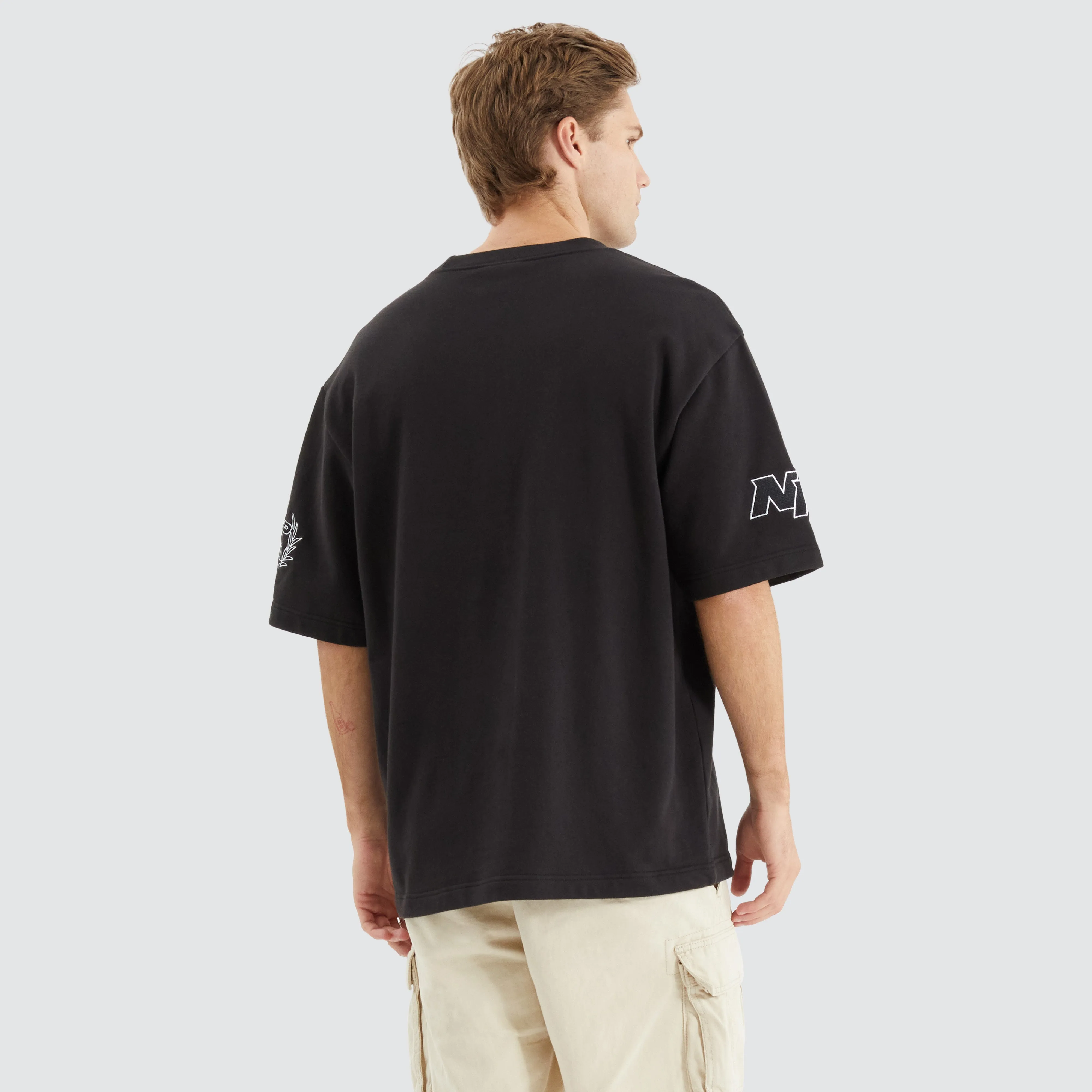 Bounty Loopback Oversized Tee Jet Black sold by Neverland product image thumbnail 3