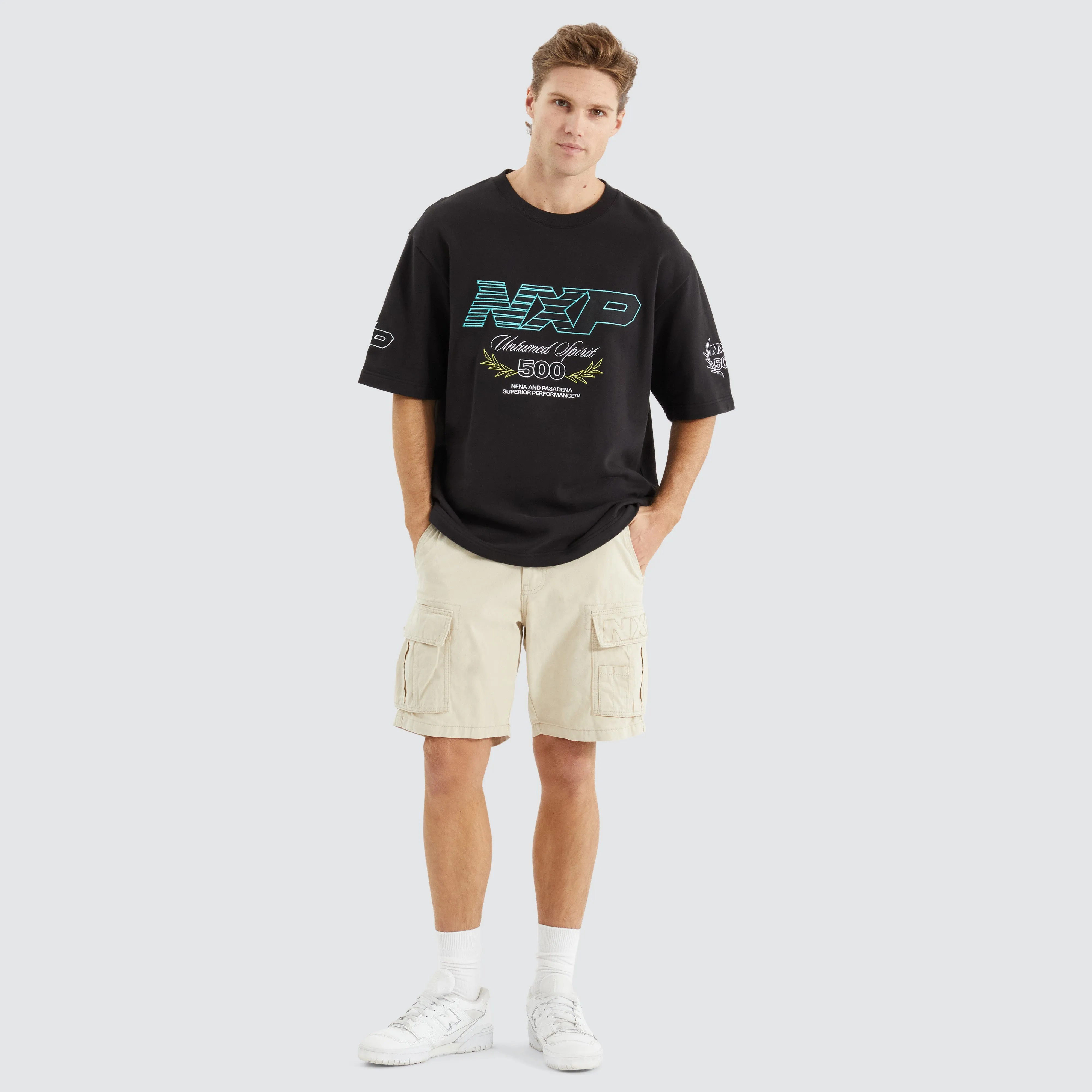 Bounty Loopback Oversized Tee Jet Black sold by Neverland product image thumbnail 4