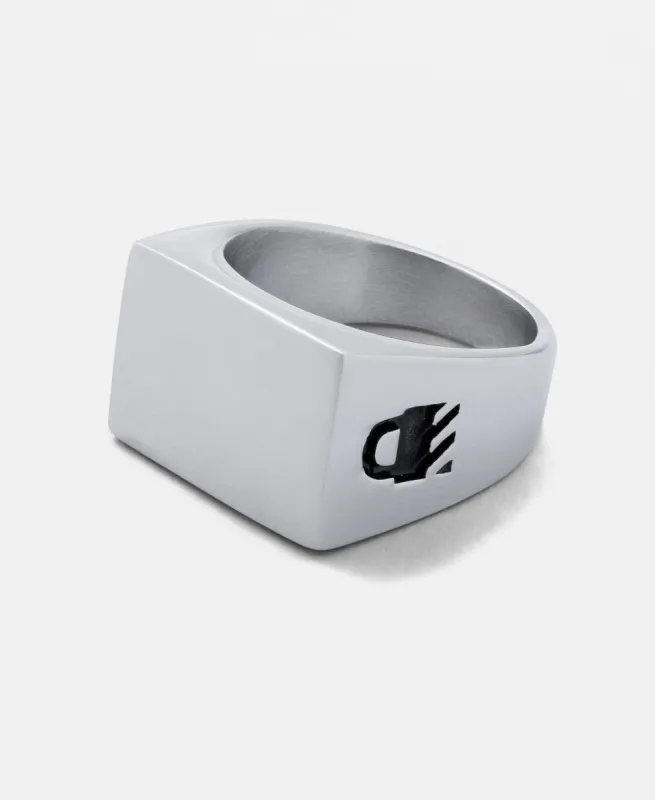 Statement Signet Ring Silver sold by Neverland