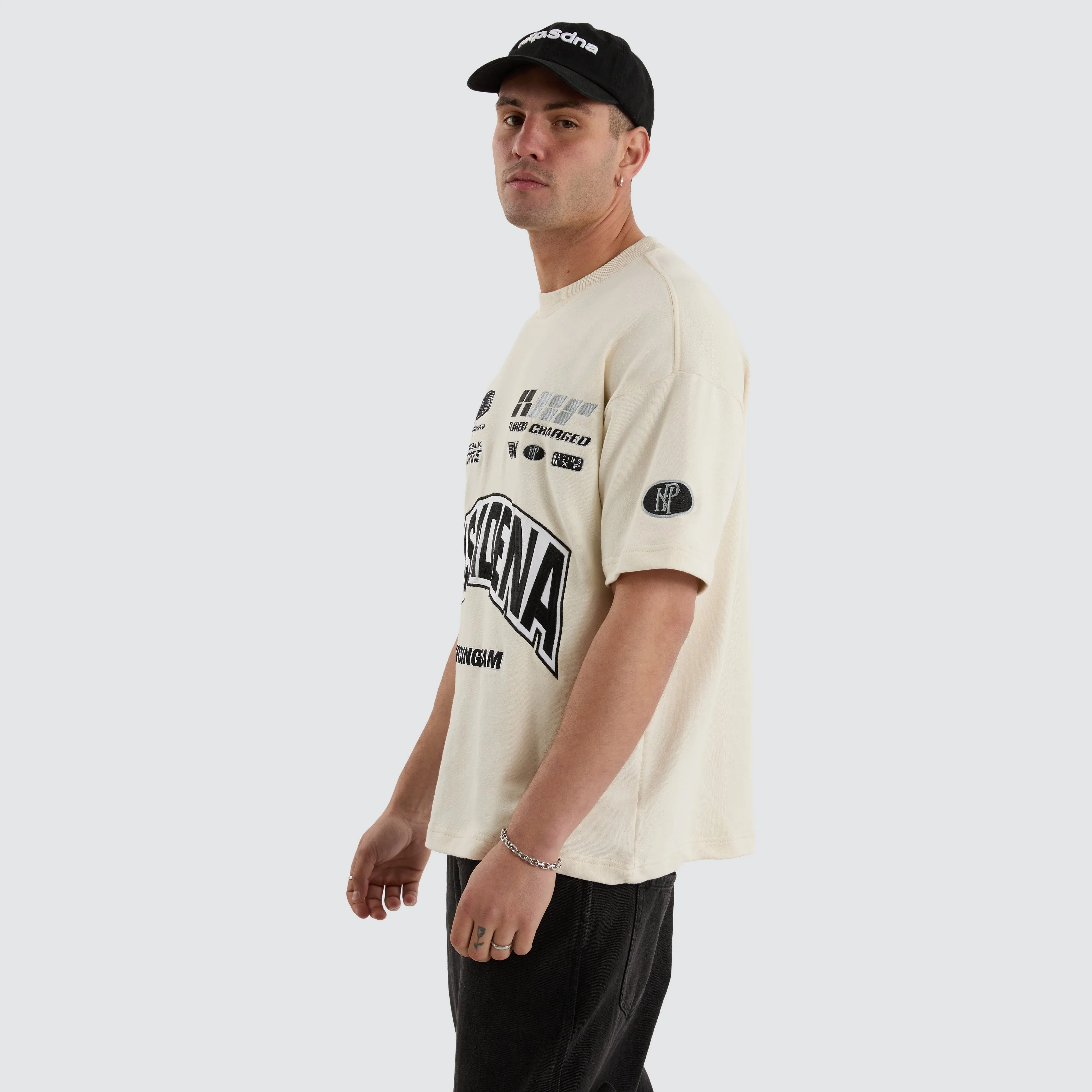 Torque Loopback Raptor Tee Tofu sold by Neverland product image thumbnail 4