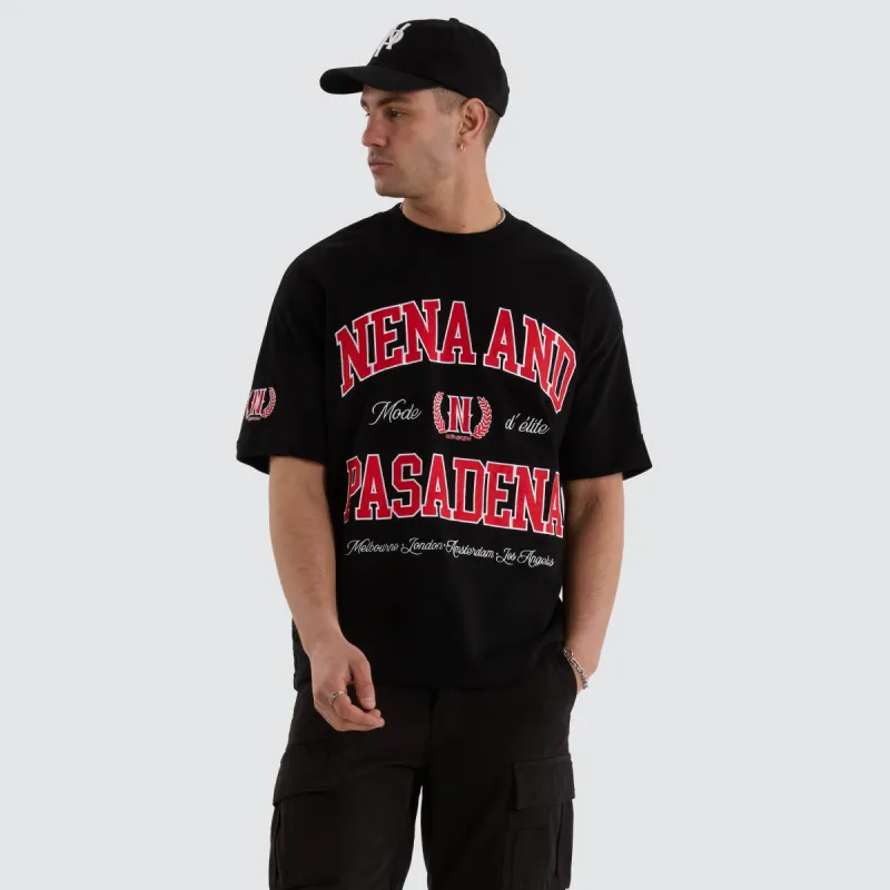 Club Loopback Oversized Tee Jet Black sold by Neverland