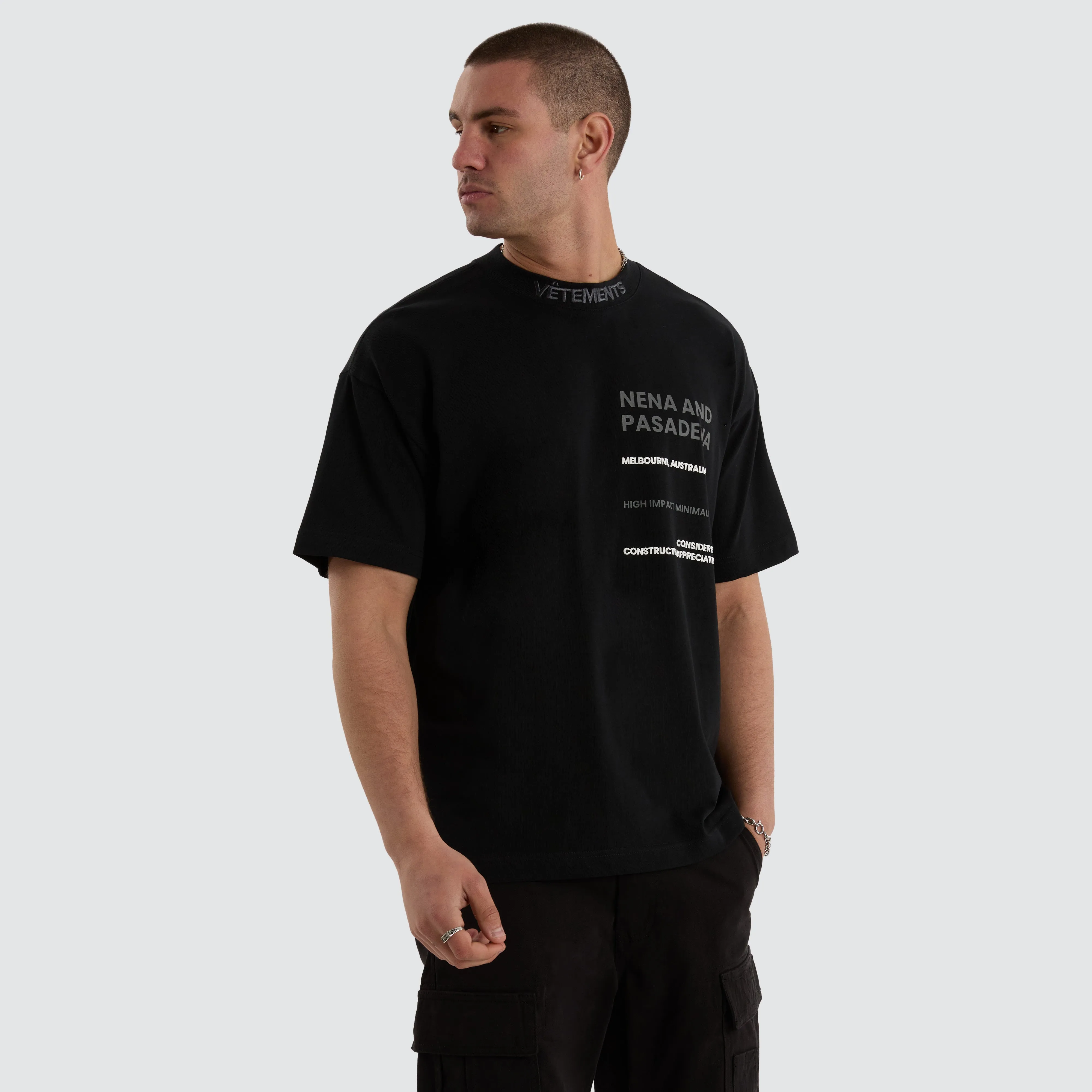 Passage Raptor Tee Anthracite Black sold by Neverland