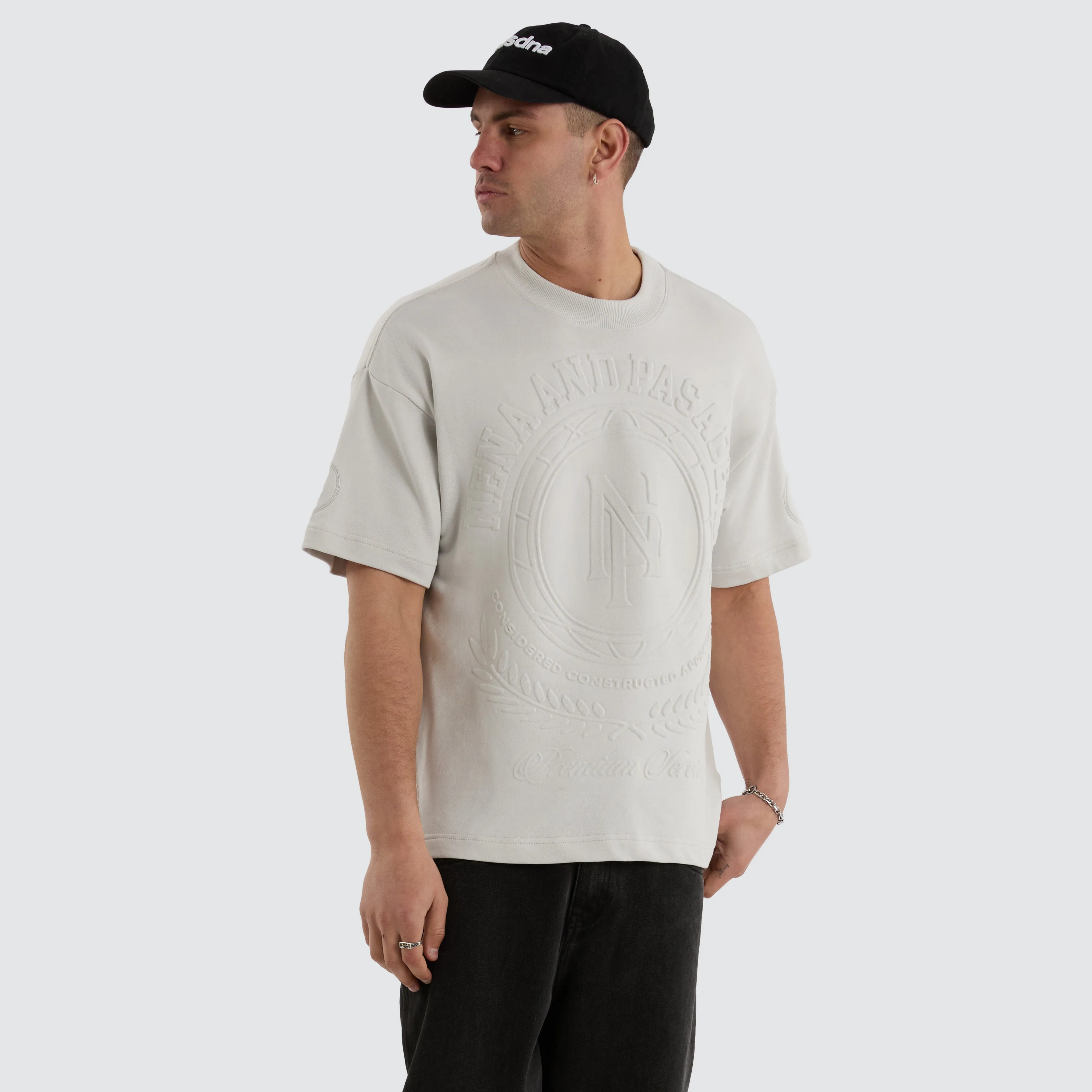 Boss Loopback Raptor Tee Glacier Grey sold by Neverland product image thumbnail 4