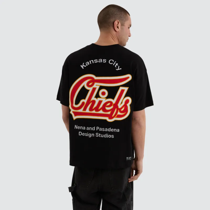 Kansas City Chiefs NFL Raptor Tee Jet Black sold by Neverland