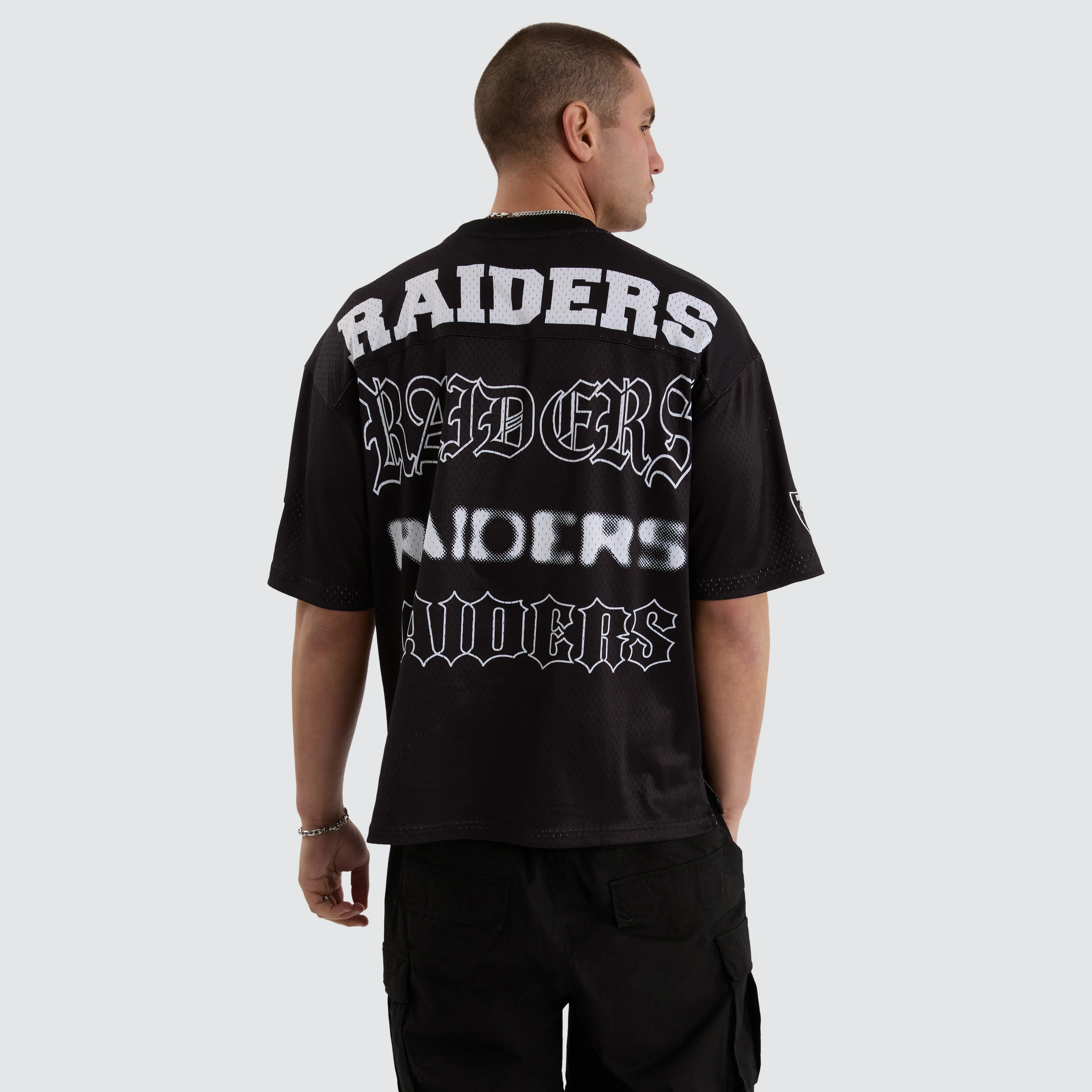 Las Vegas Raiders NFL Mesh Jersey Tee Jet Black sold by Neverland product image thumbnail 2