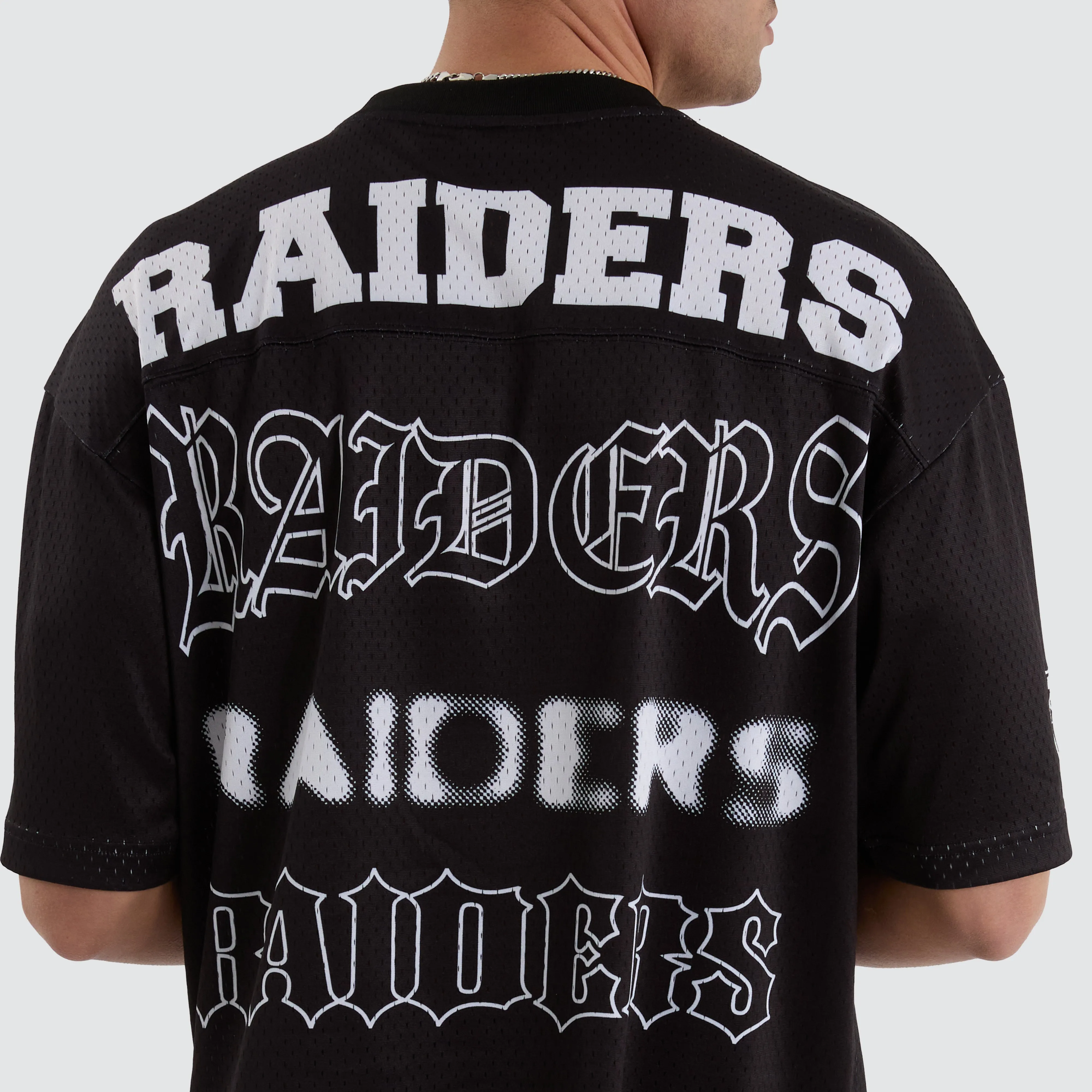 Las Vegas Raiders NFL Mesh Jersey Tee Jet Black sold by Neverland product image thumbnail 5