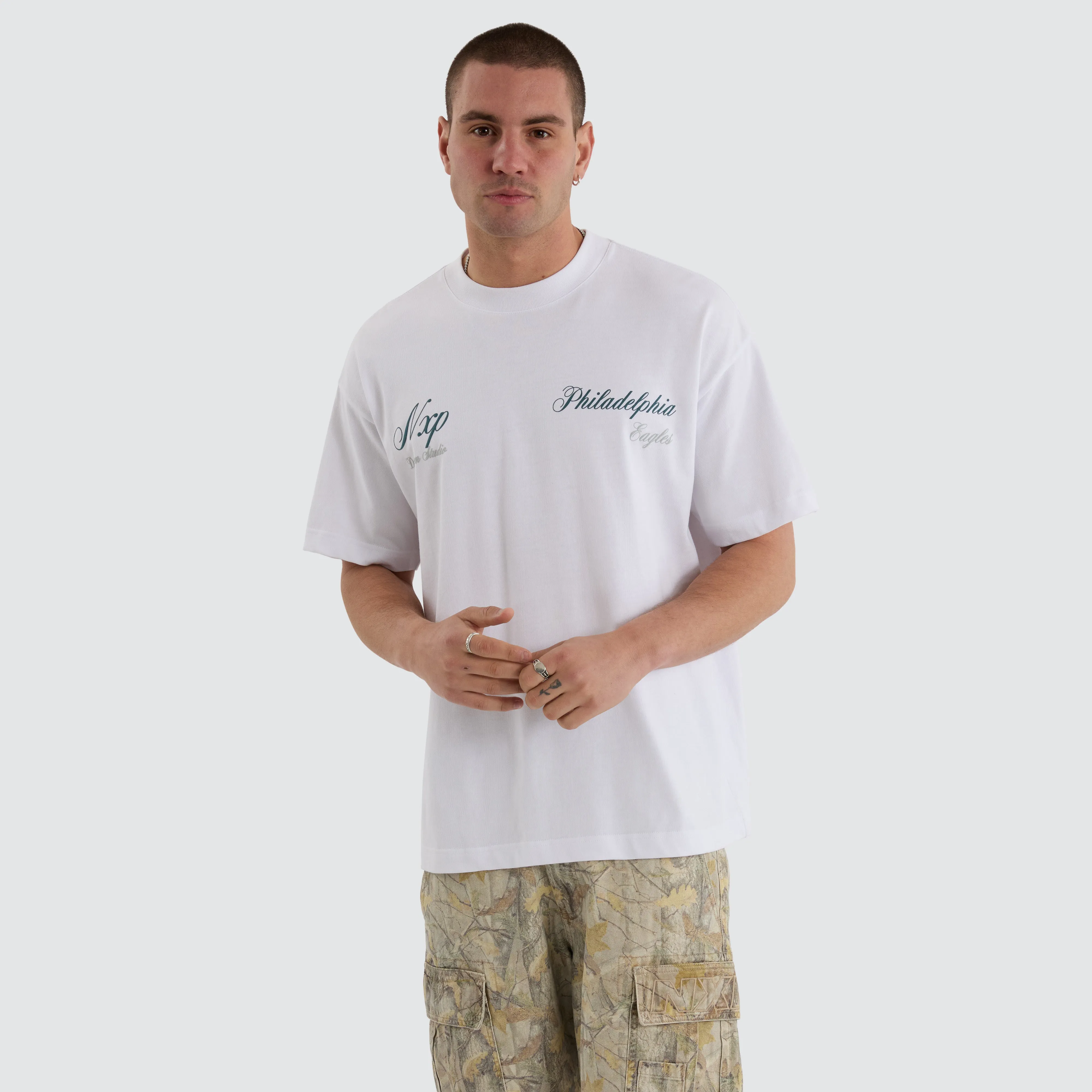 Philadelphia Eagles NFL Raptor Tee White sold by Neverland product image thumbnail 4