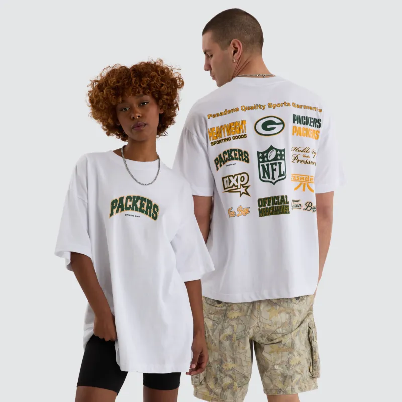 Green Bay Packers NFL Logo Raptor Tee White sold by Neverland