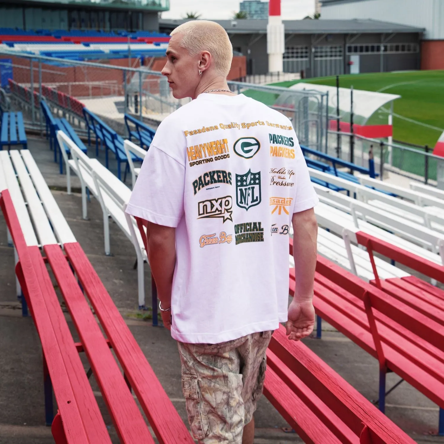 Green Bay Packers NFL Logo Raptor Tee White sold by Neverland product image thumbnail 2