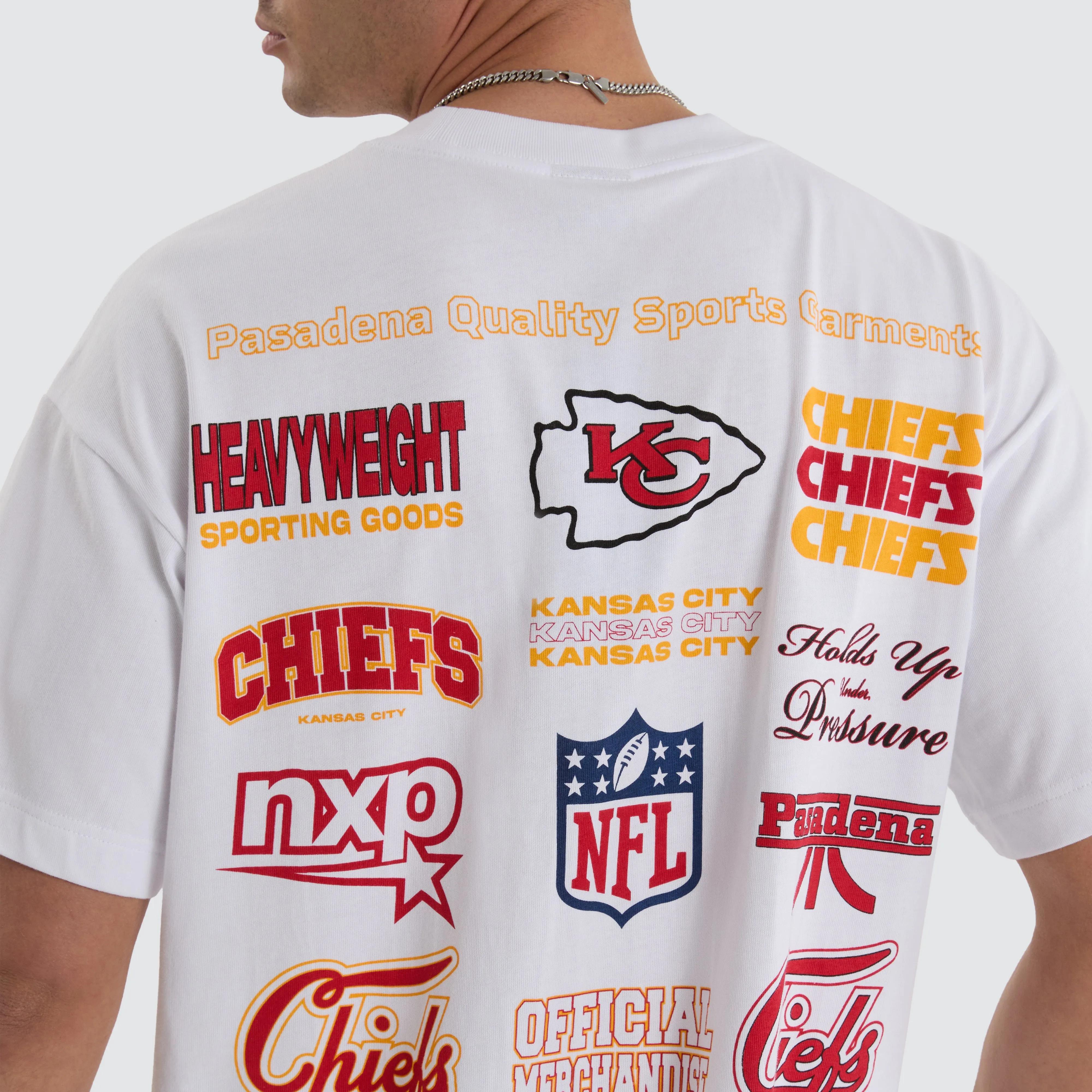 Kansas City Chiefs NFL Logo Raptor Tee White sold by Neverland product image thumbnail 3
