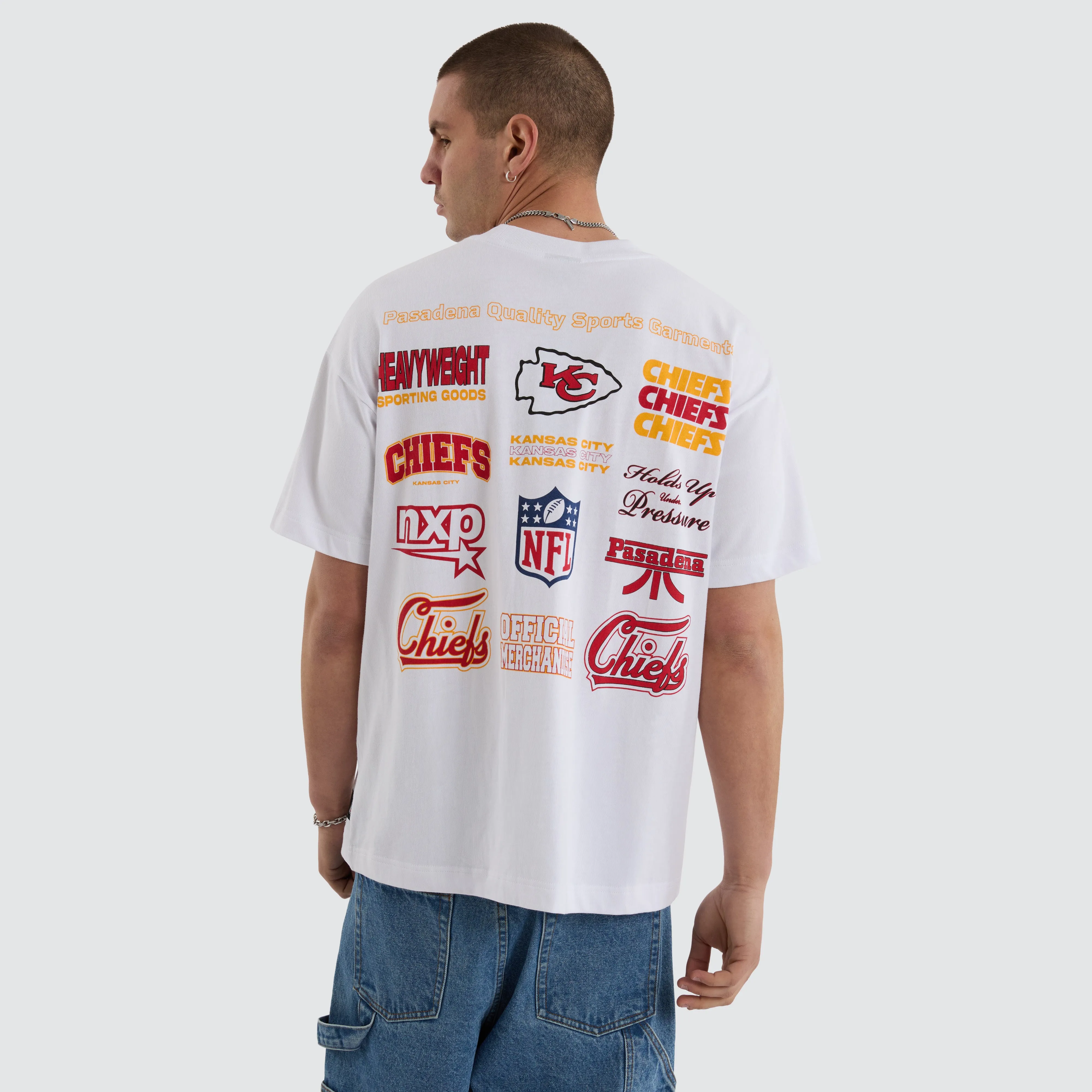 Kansas City Chiefs NFL Logo Raptor Tee White sold by Neverland