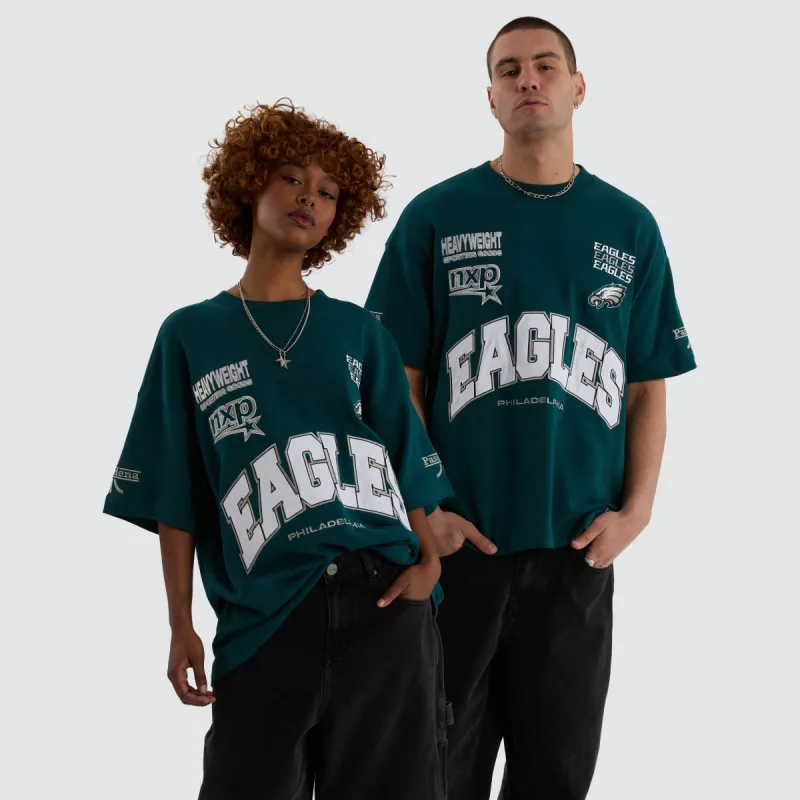 Philadelphia Eagles NFL Loopback Raptor Tee Midnight Green sold by Neverland