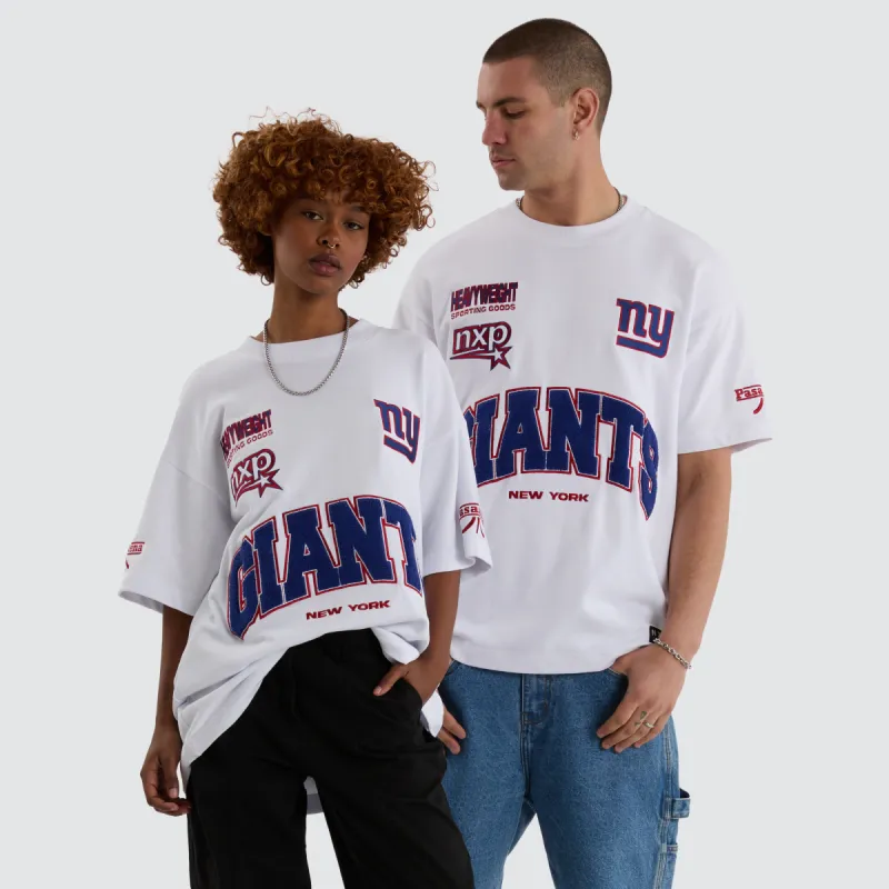 New York Giants NFL Loopback Raptor Tee White sold by Neverland