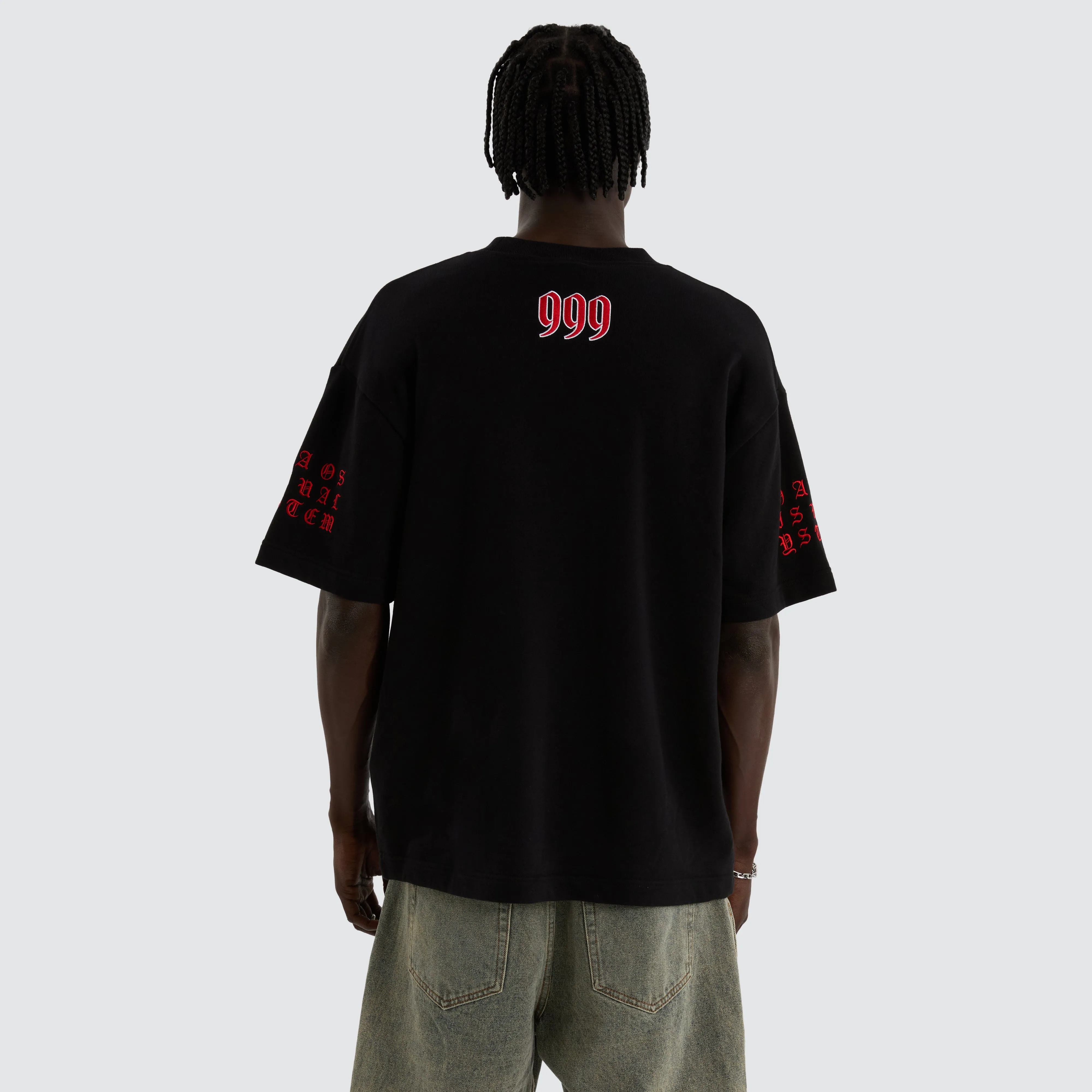 Obsidian Loopback Street Tee Jet Black sold by Neverland product image thumbnail 3