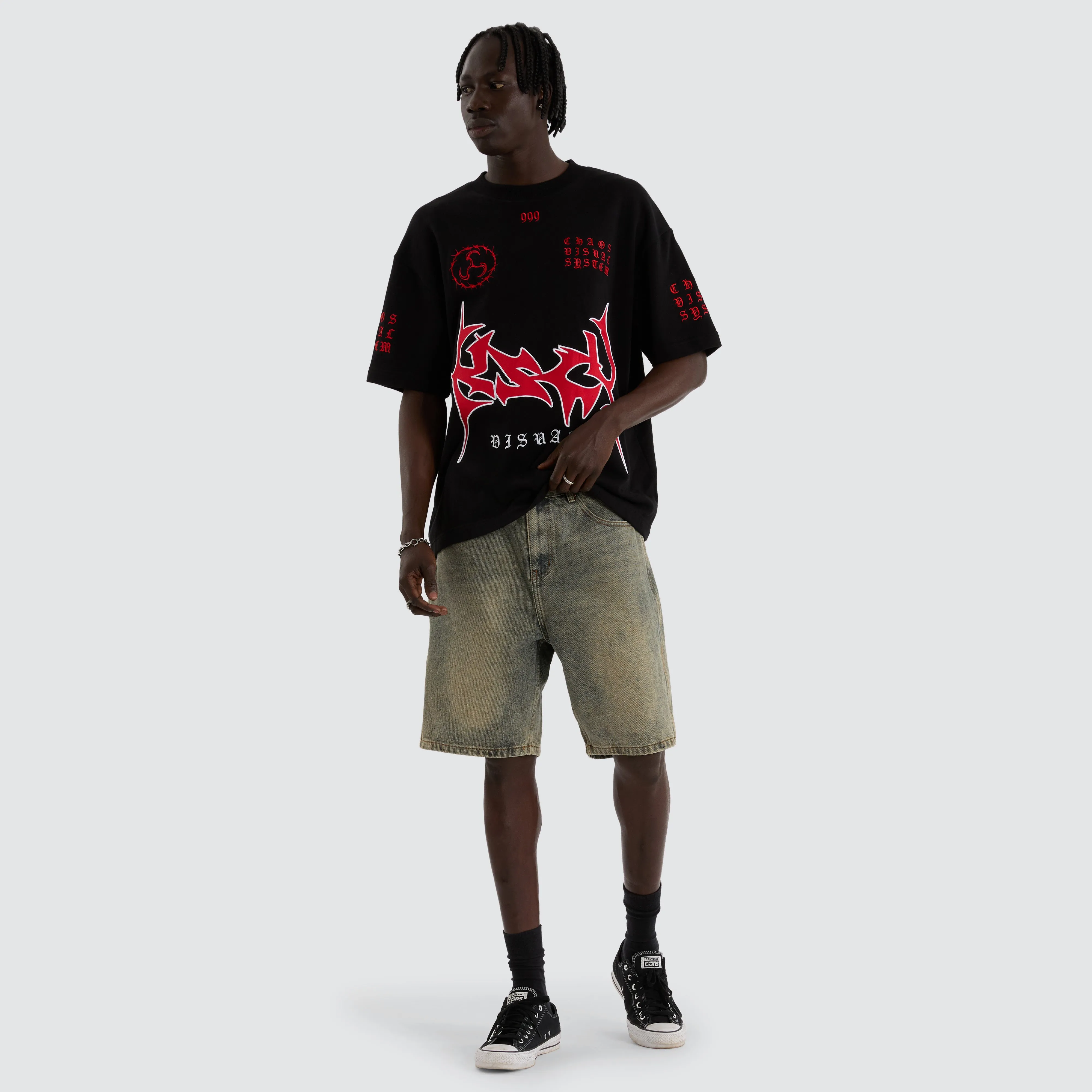 Obsidian Loopback Street Tee Jet Black sold by Neverland product image thumbnail 5