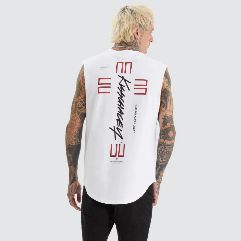 Ridgmont Dual Curved Muscle Optical White sold by Neverland