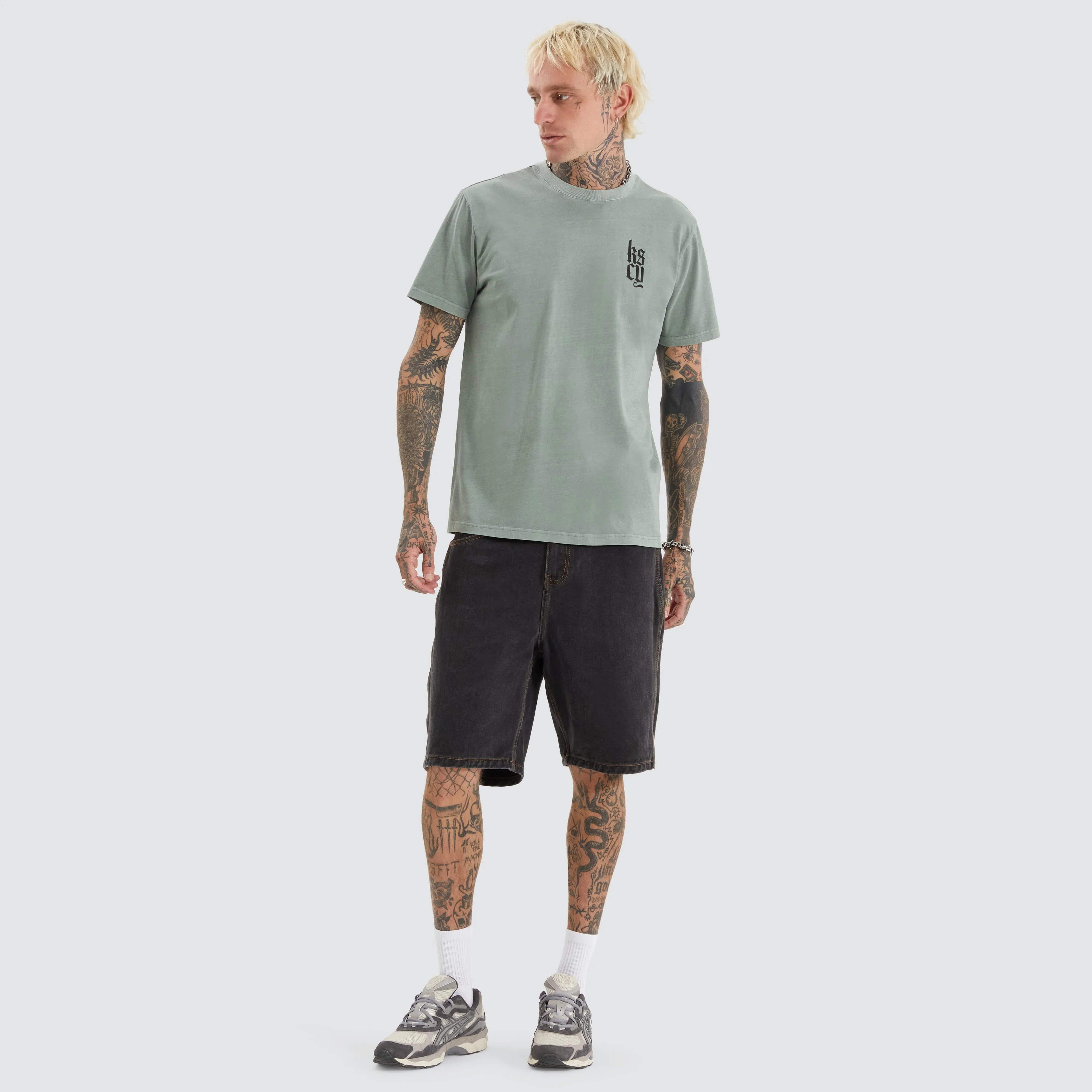 Defiant Standard Tee Pigment Slate Grey sold by Neverland product image thumbnail 4