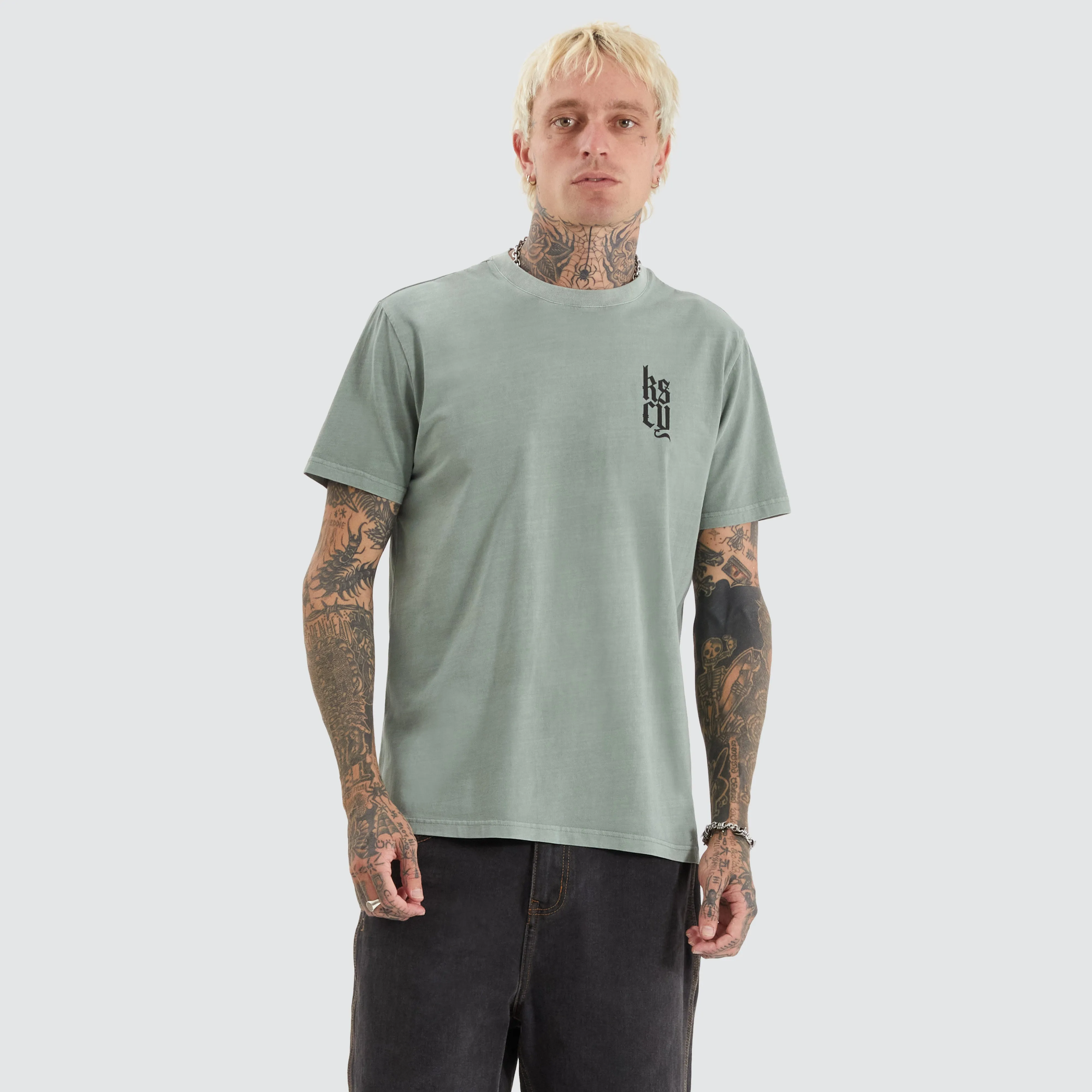 Defiant Standard Tee Pigment Slate Grey sold by Neverland product image thumbnail 2