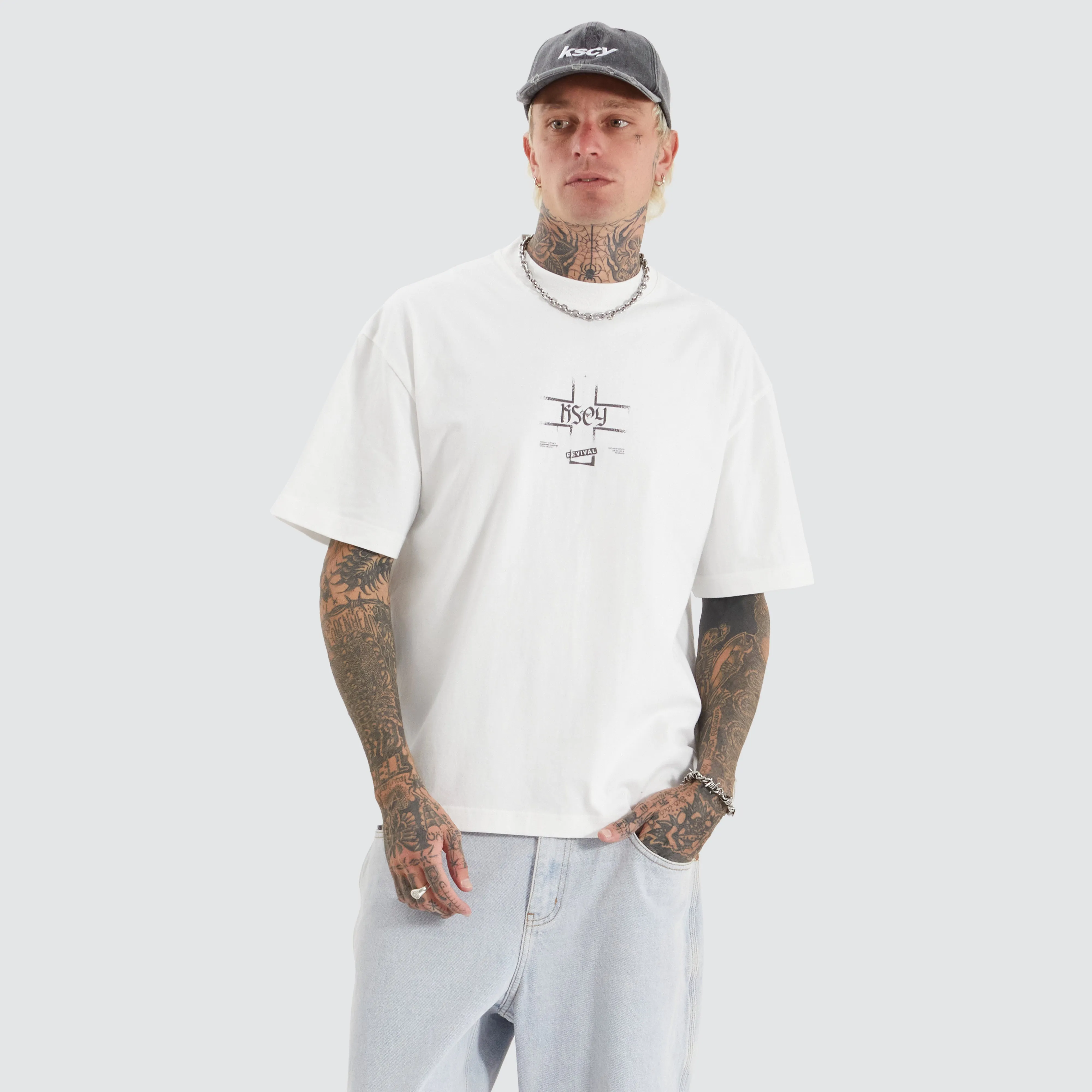 Vage Street Tee Natural White sold by Neverland product image thumbnail 2
