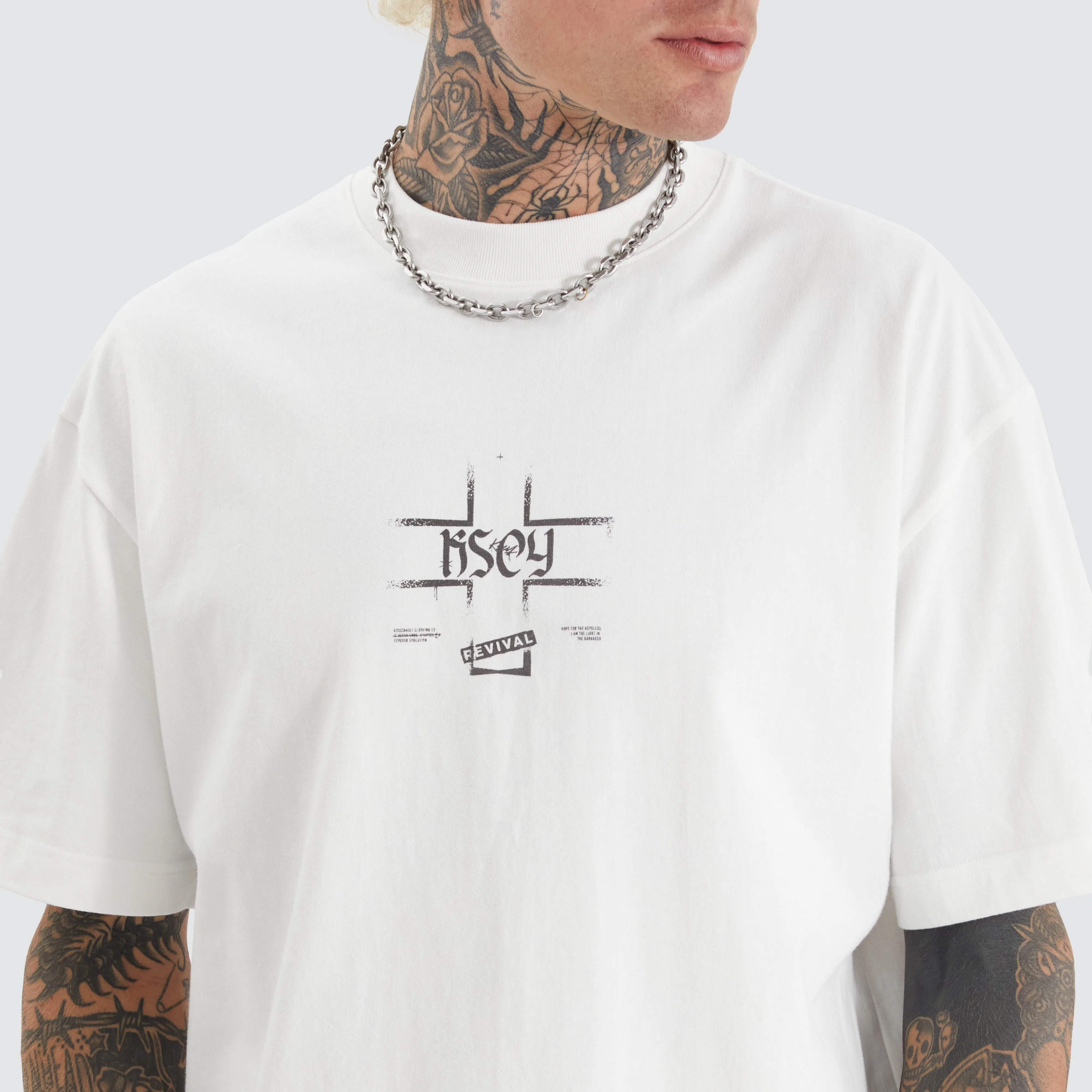 Vage Street Tee Natural White sold by Neverland product image thumbnail 3