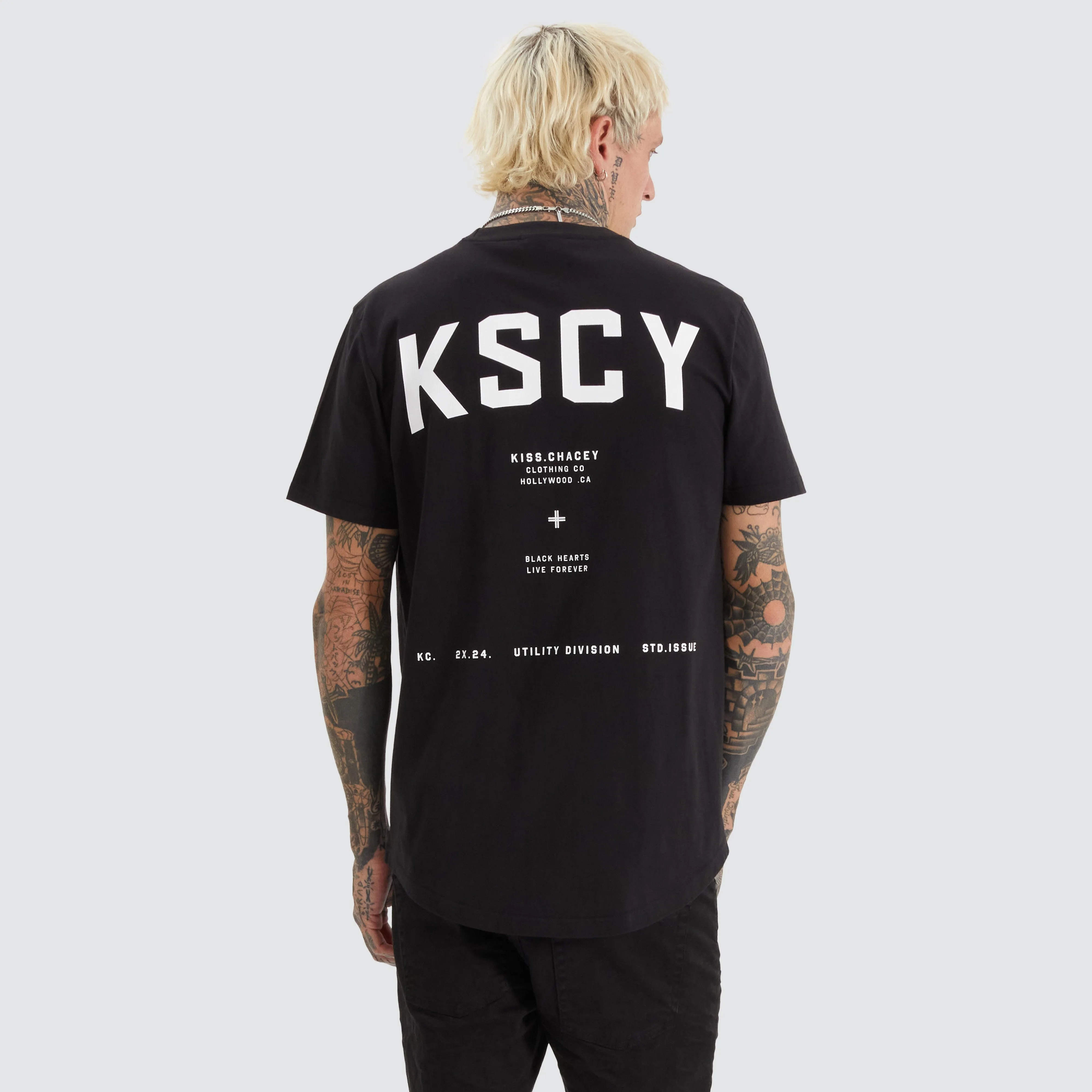 Pirton Dual Curved Tee Jet Black sold by Neverland product image thumbnail 2