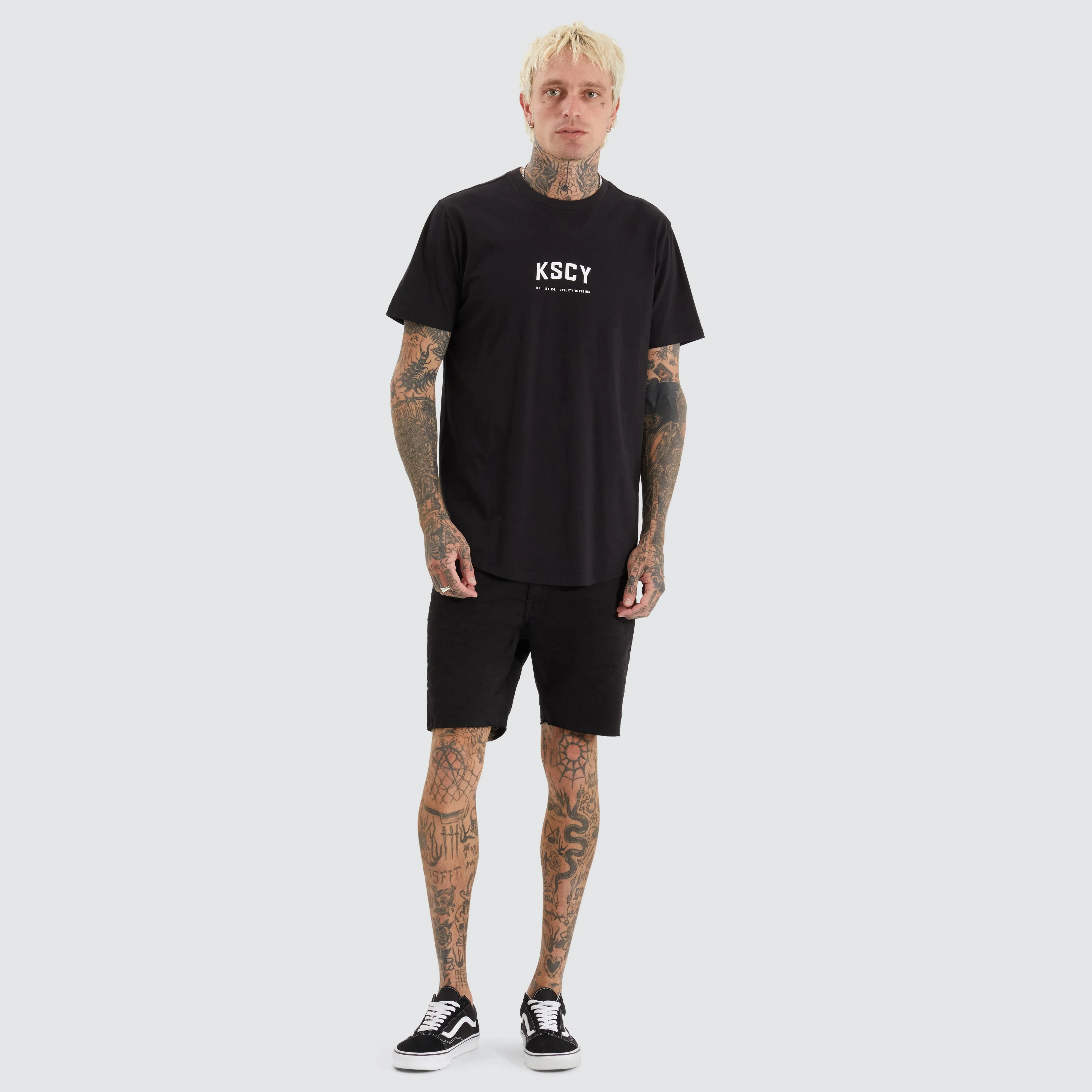 Pirton Dual Curved Tee Jet Black sold by Neverland product image thumbnail 5
