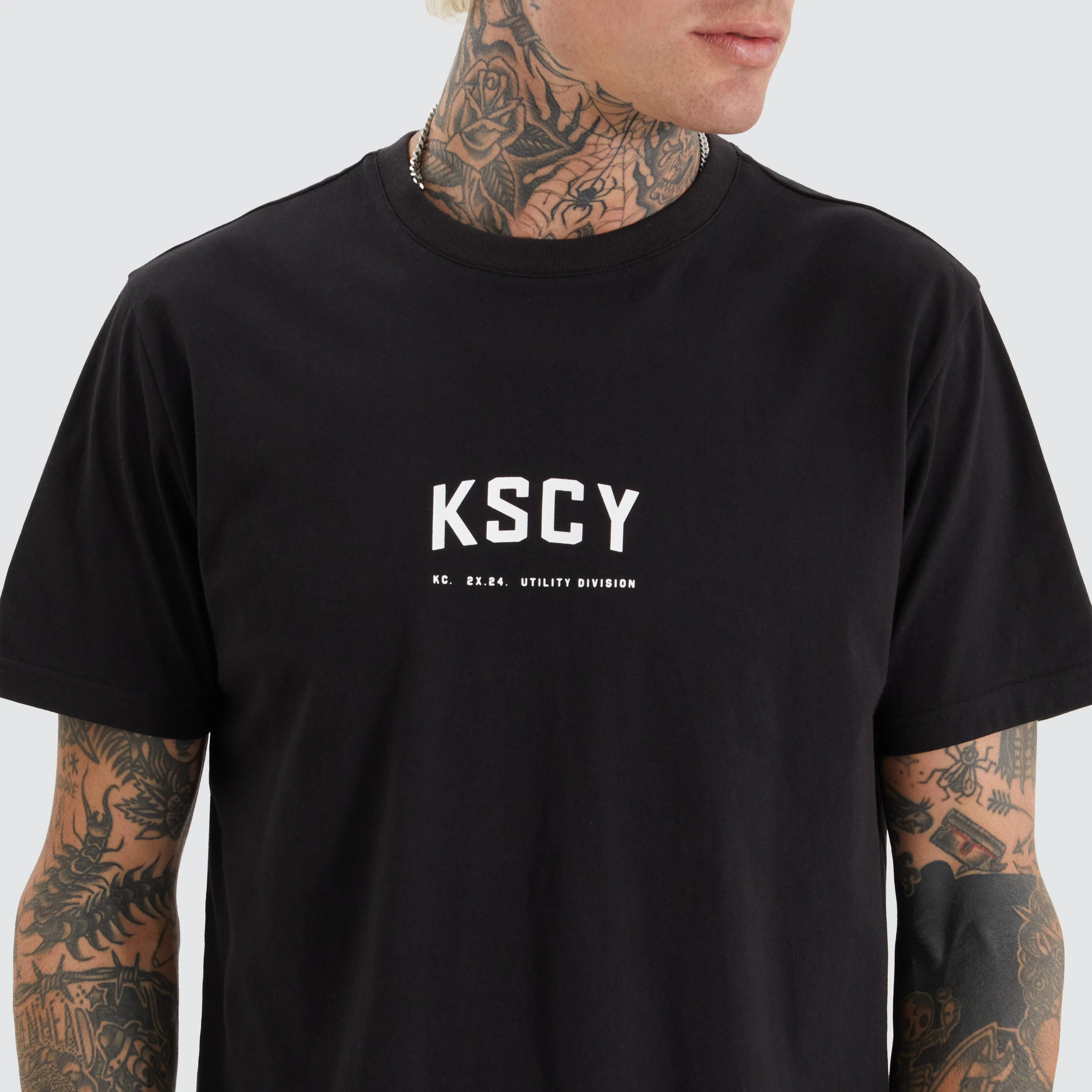 Pirton Dual Curved Tee Jet Black sold by Neverland product image thumbnail 3