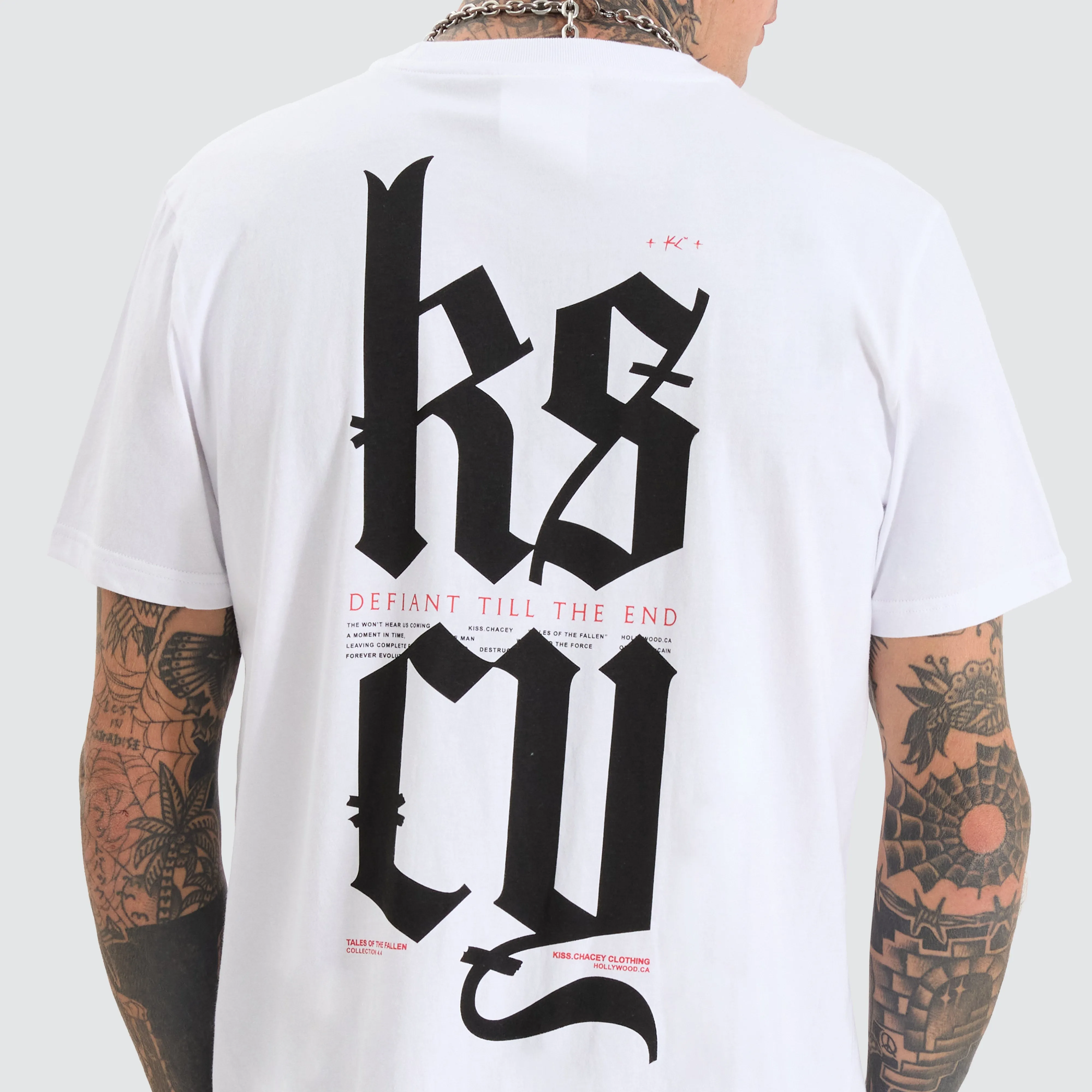 Defiant Standard Tee Optical White sold by Neverland product image thumbnail 5