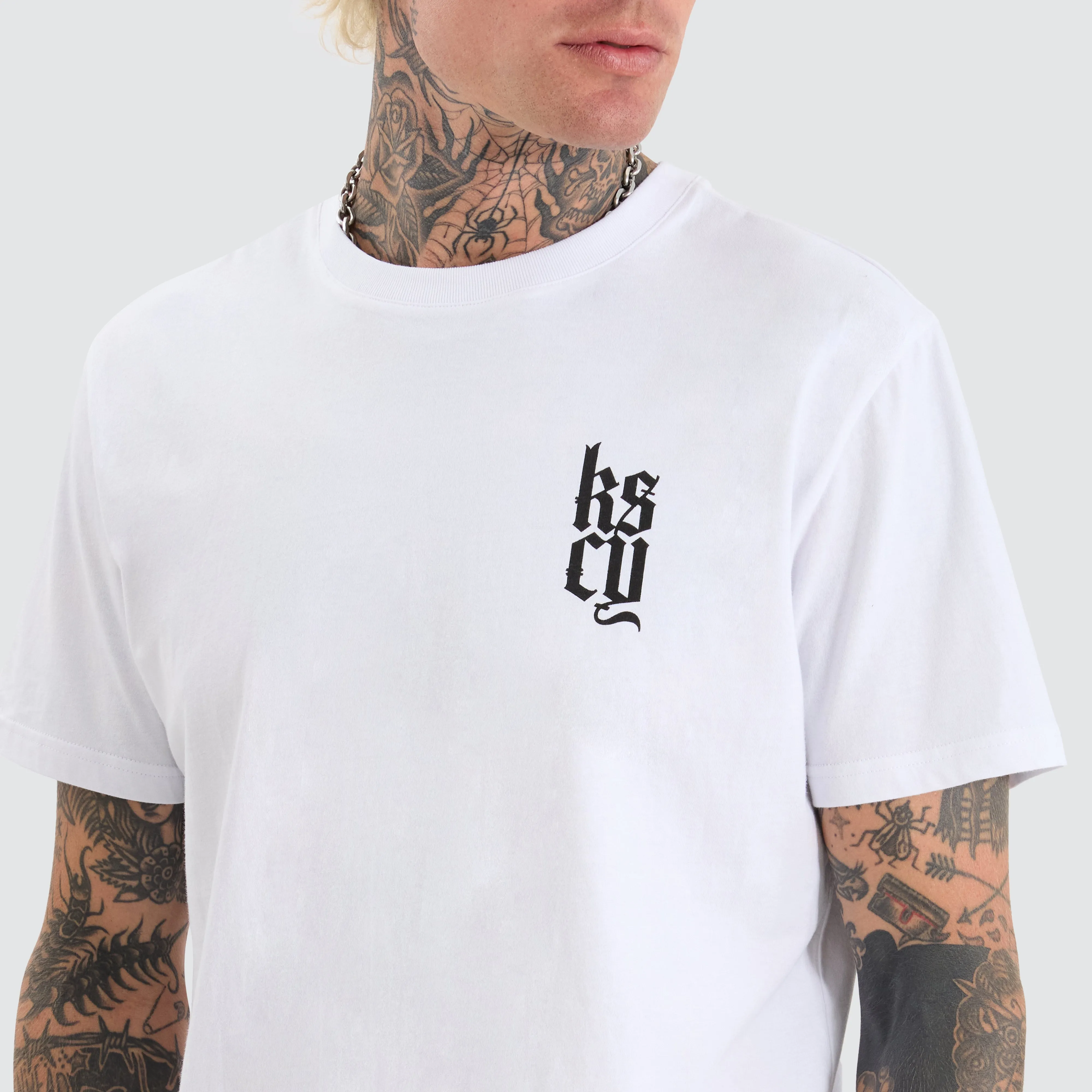 Defiant Standard Tee Optical White sold by Neverland product image thumbnail 2
