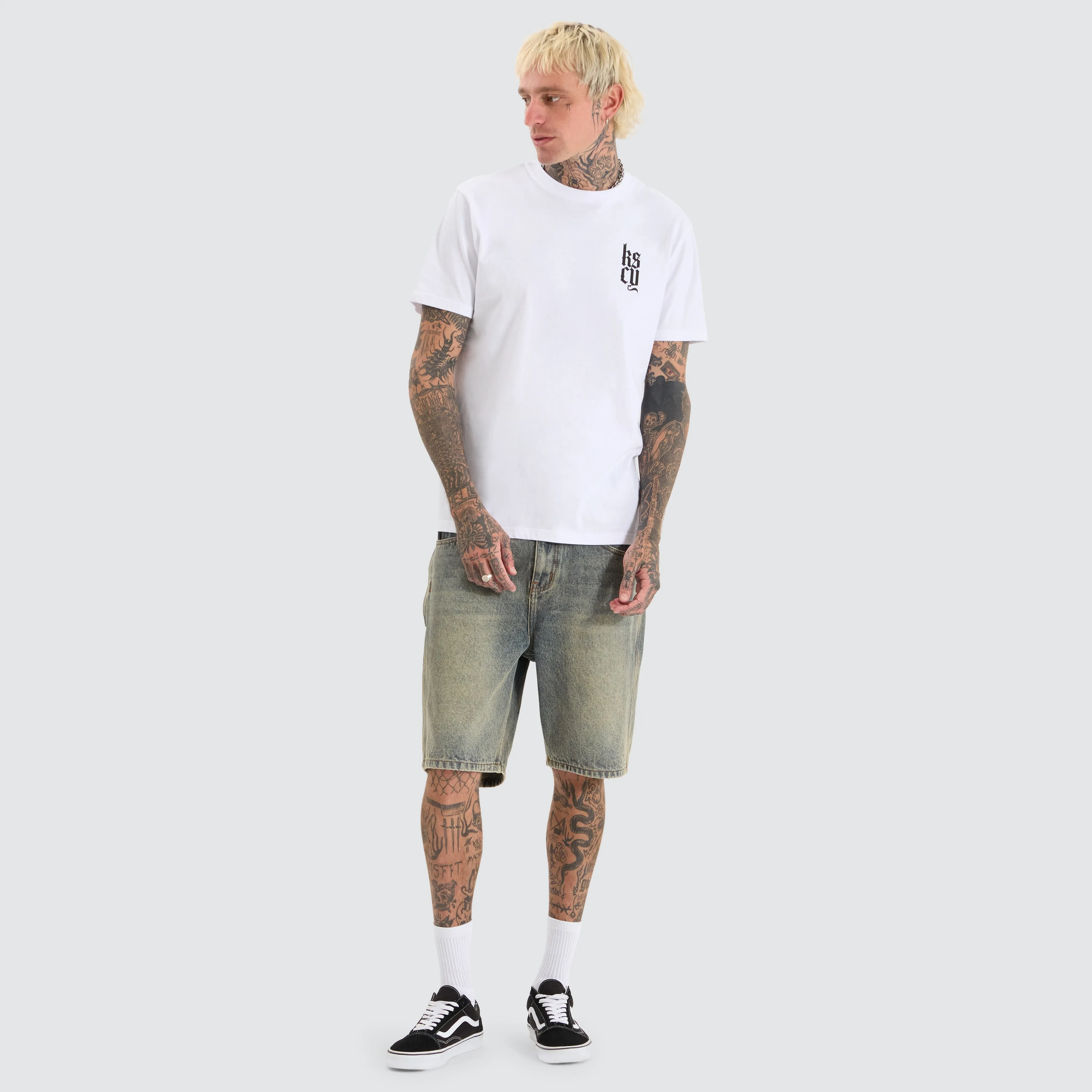 Defiant Standard Tee Optical White sold by Neverland product image thumbnail 3