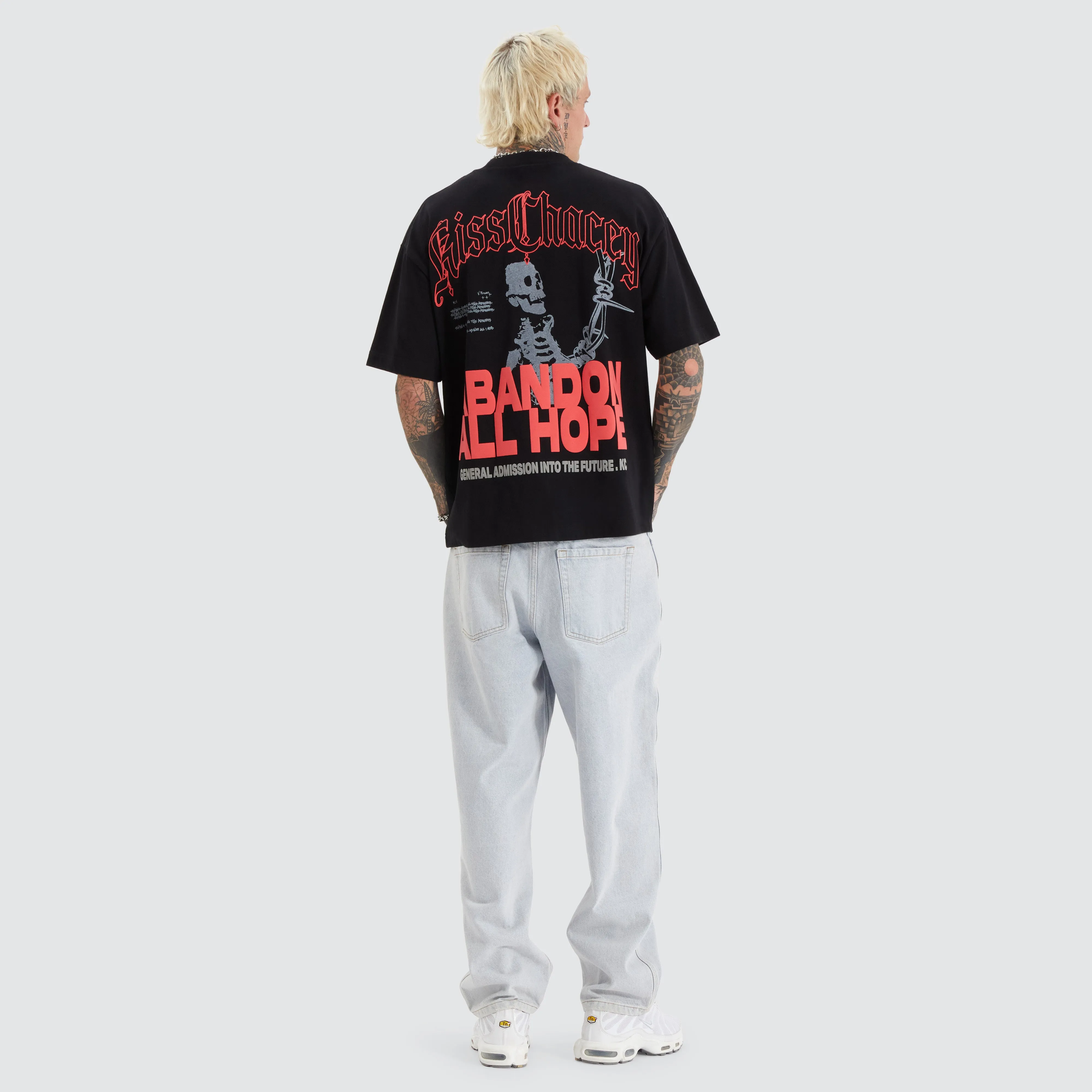 Abandon All Street Tee Jet Black sold by Neverland product image thumbnail 5