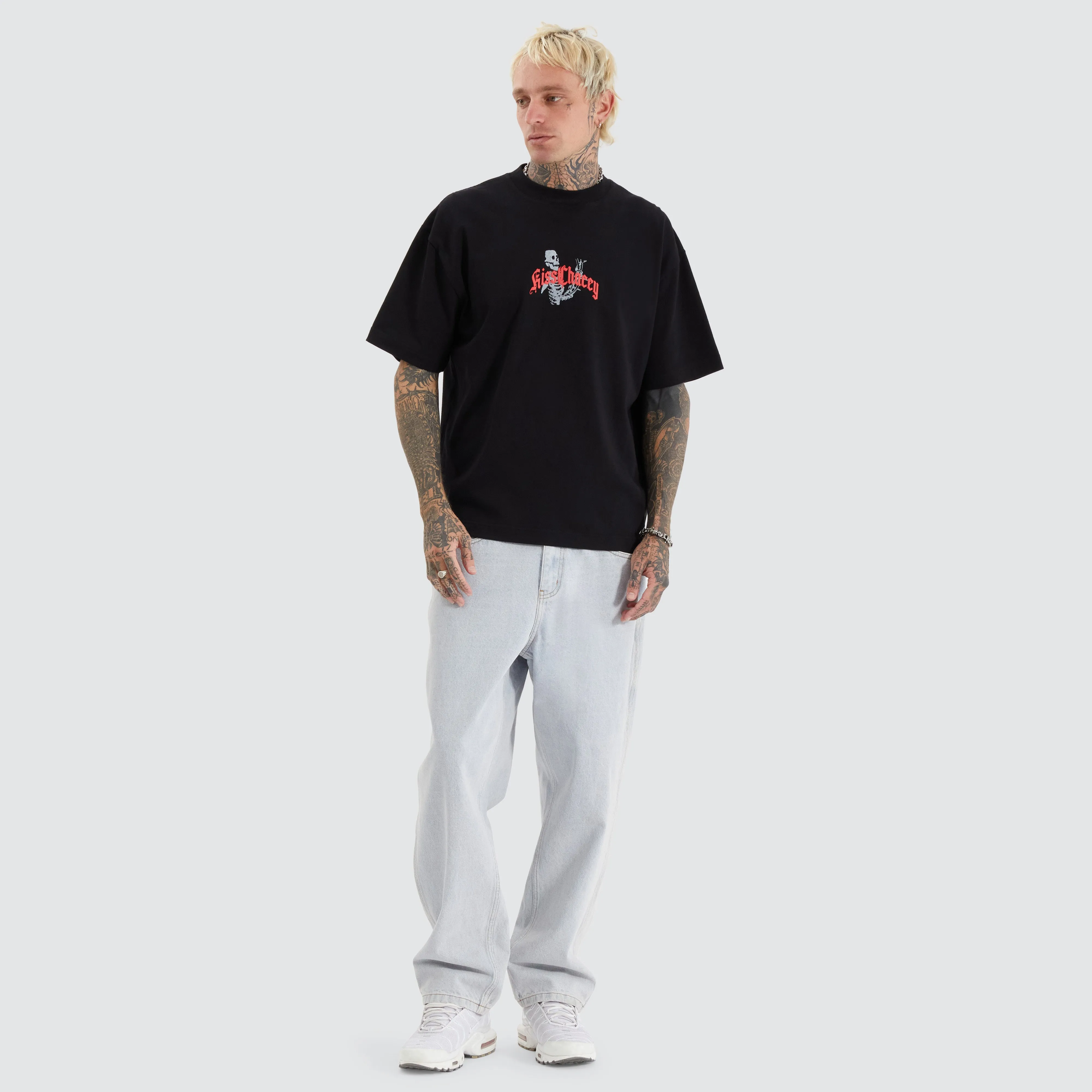 Abandon All Street Tee Jet Black sold by Neverland product image thumbnail 4