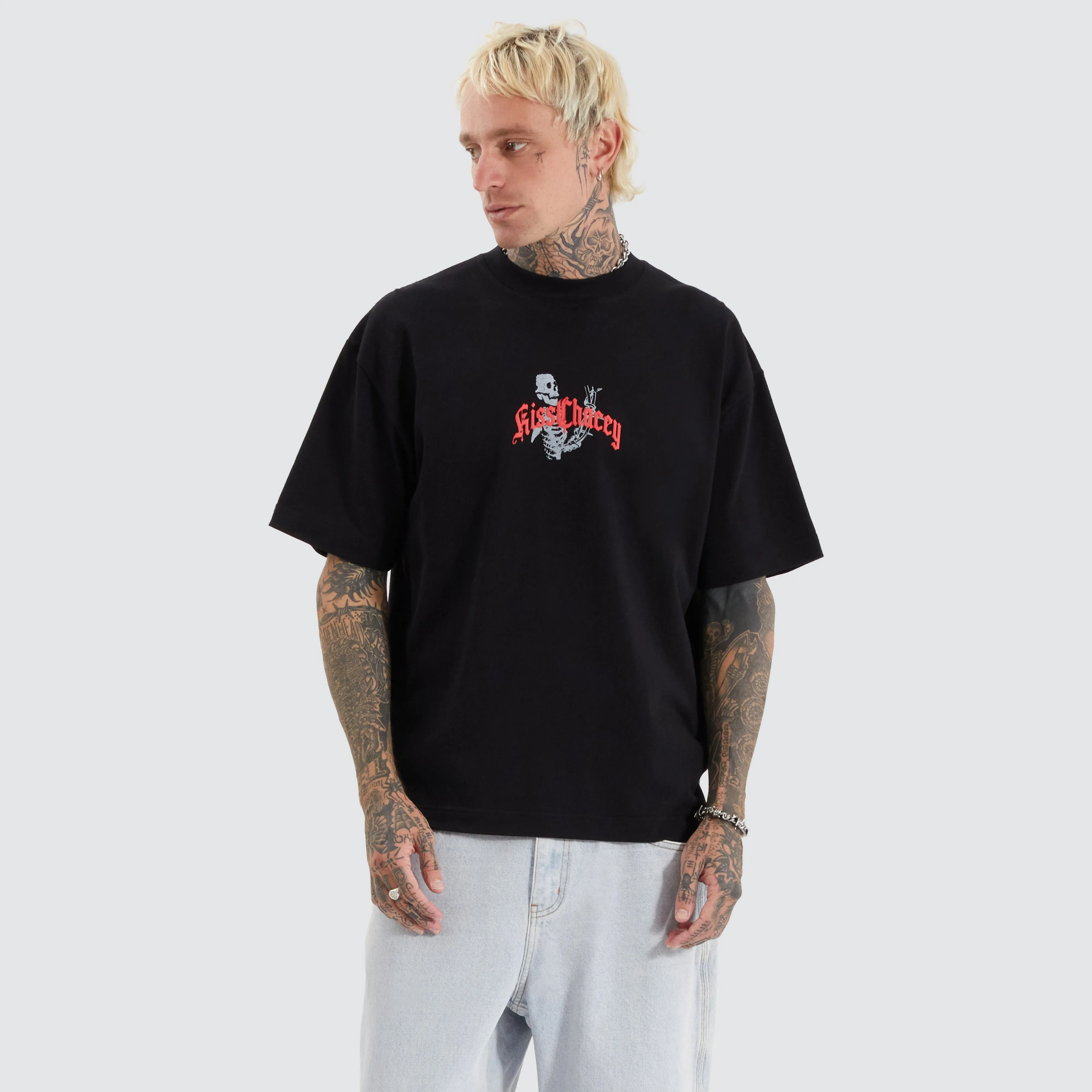 Abandon All Street Tee Jet Black sold by Neverland product image thumbnail 2