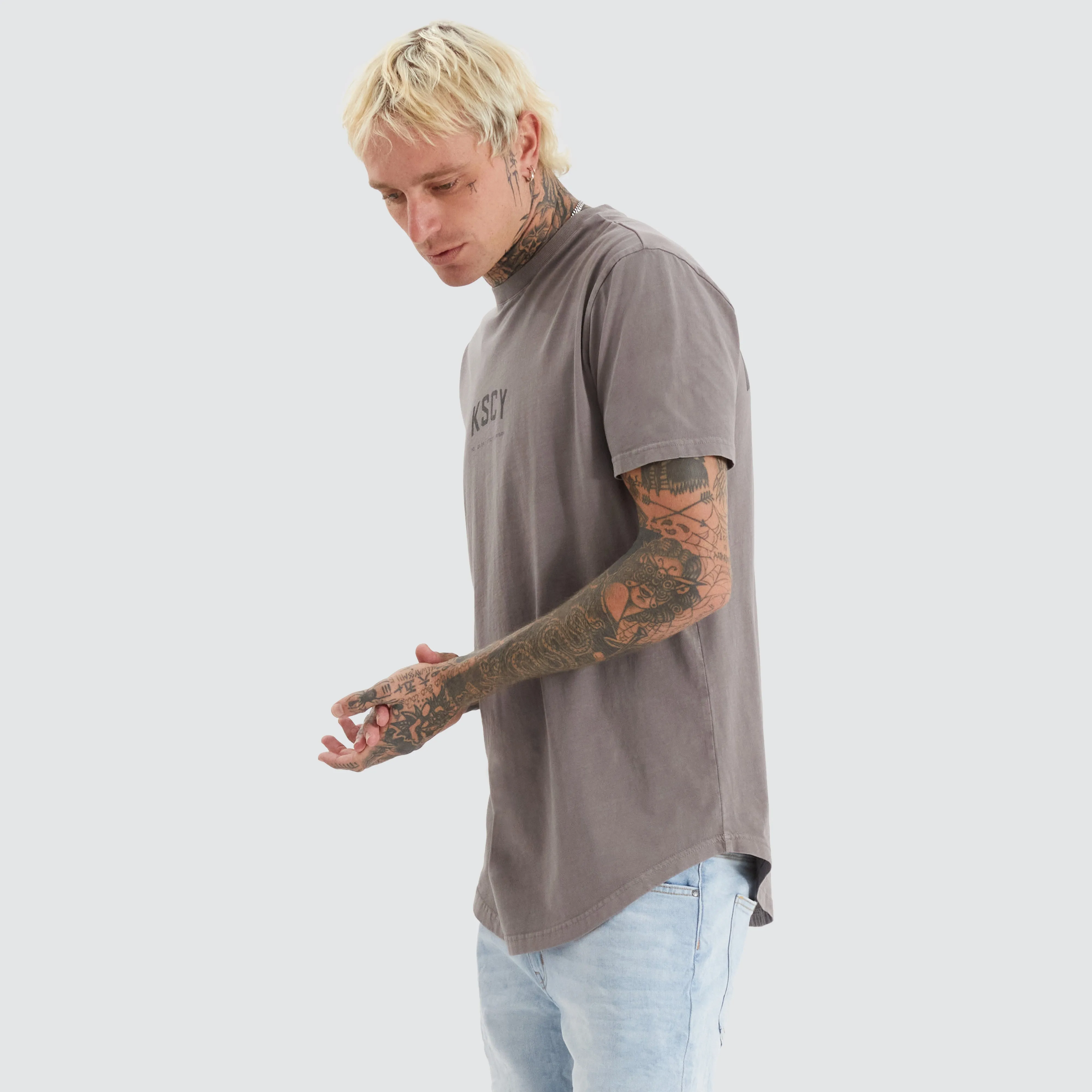 Pirton Dual Curved Tee Pigment Cinder sold by Neverland product image thumbnail 4