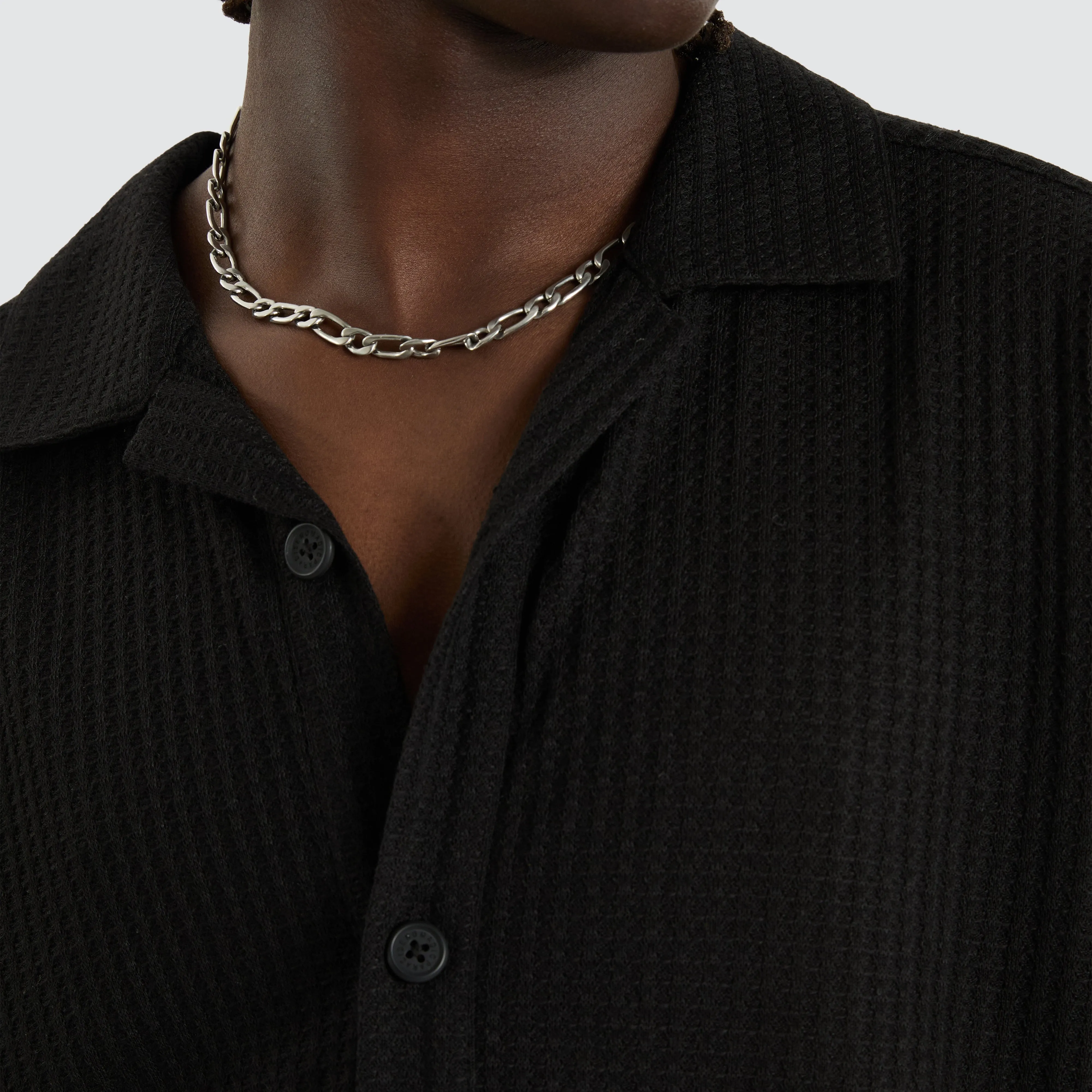 Byron Knit Resort Crop Shirt Black sold by Neverland product image thumbnail 2