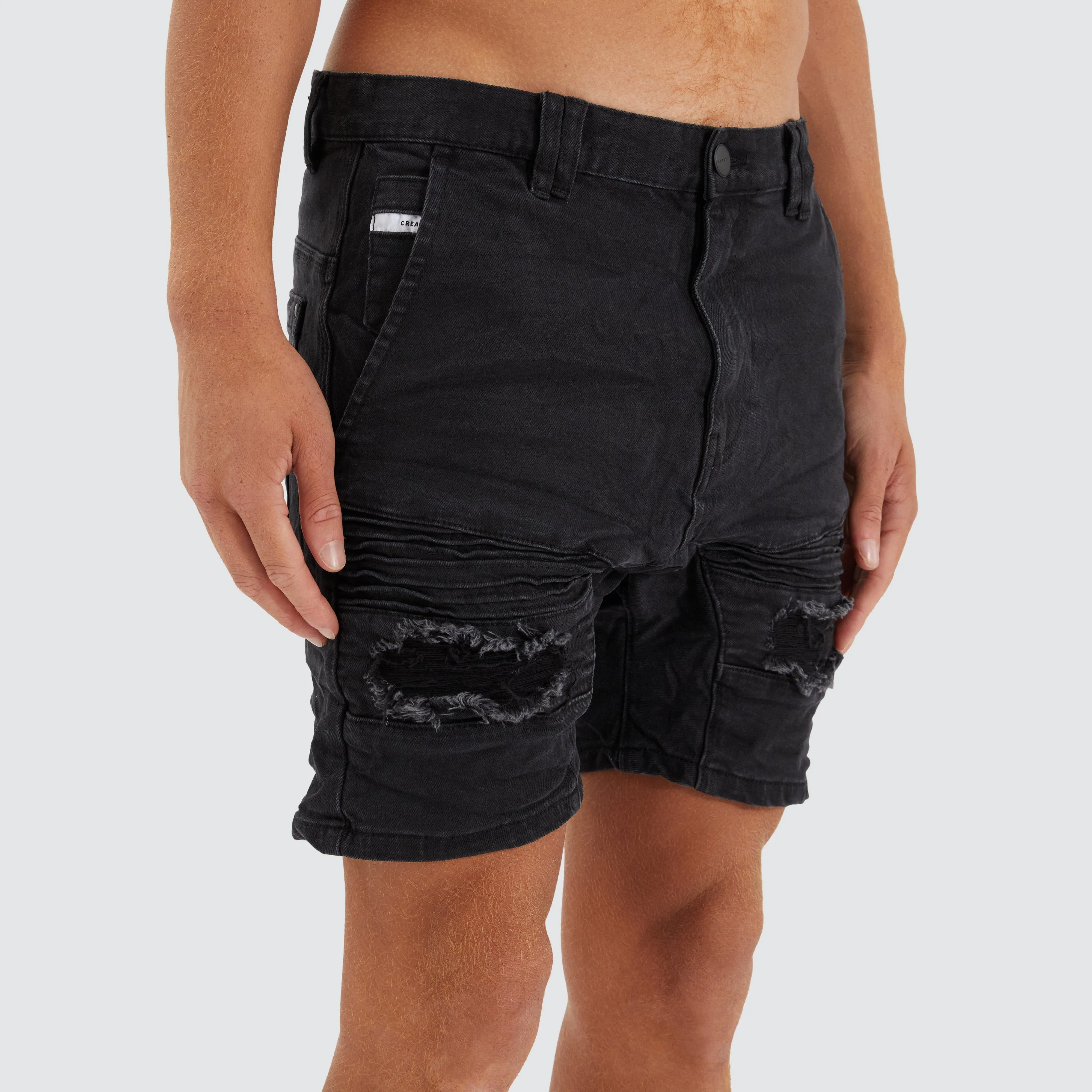 Viper Denim Short Black sold by Neverland product image thumbnail 4